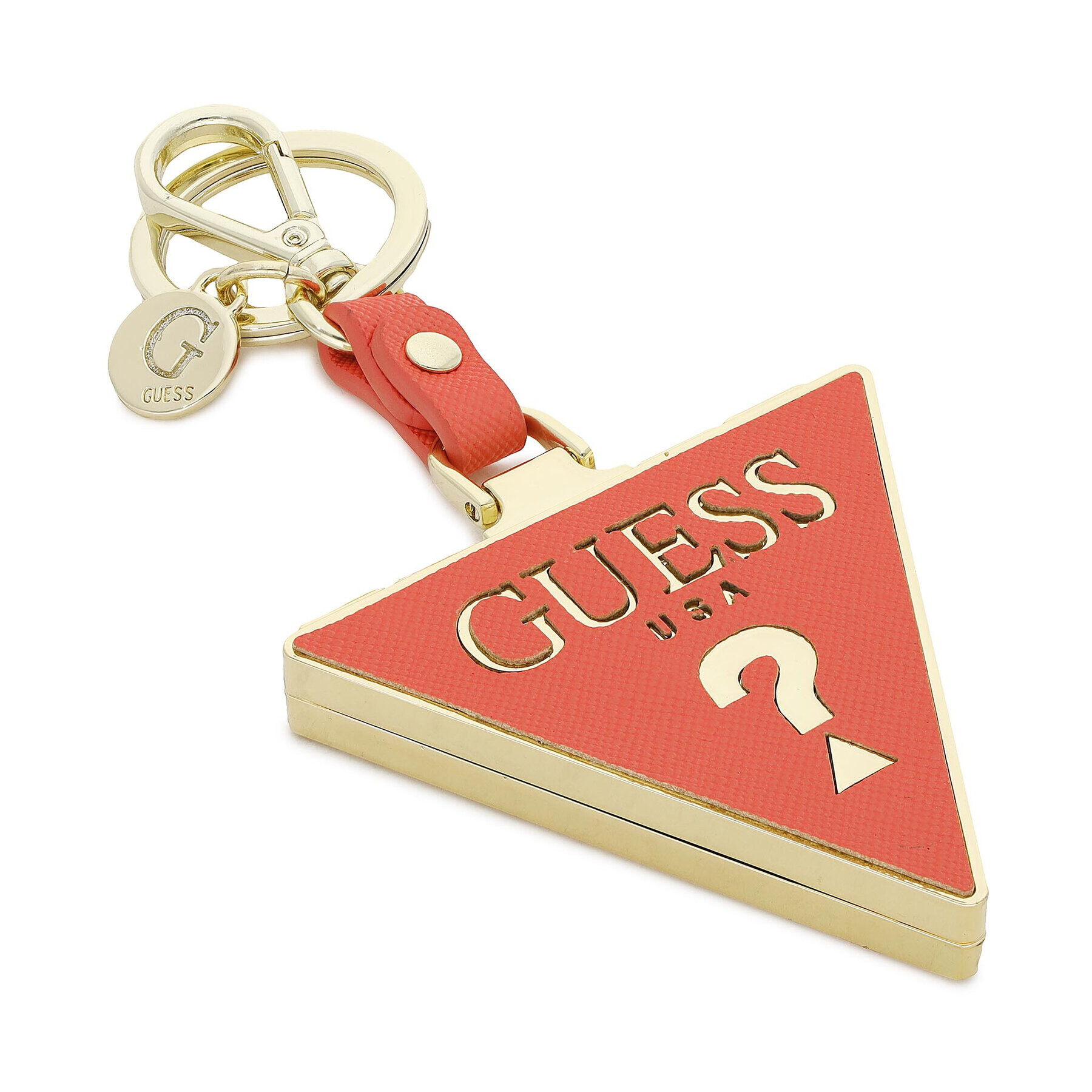 Guess Breloc Mirror Triangle Keyring RW7424 P2201 Roz - Pled.ro