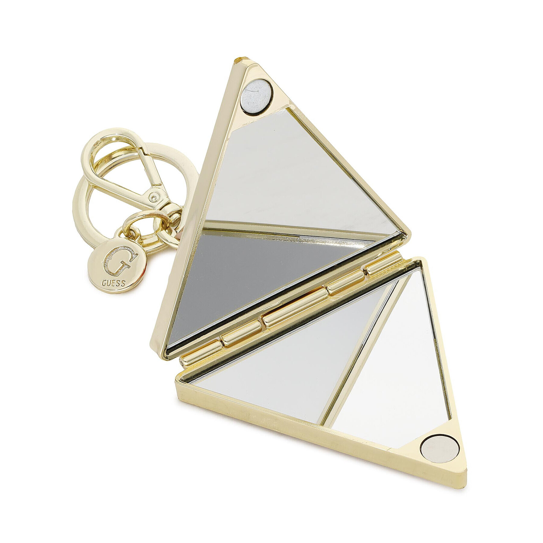 Guess Breloc Mirror Triangle Keyring RW7424 P2201 Roz - Pled.ro