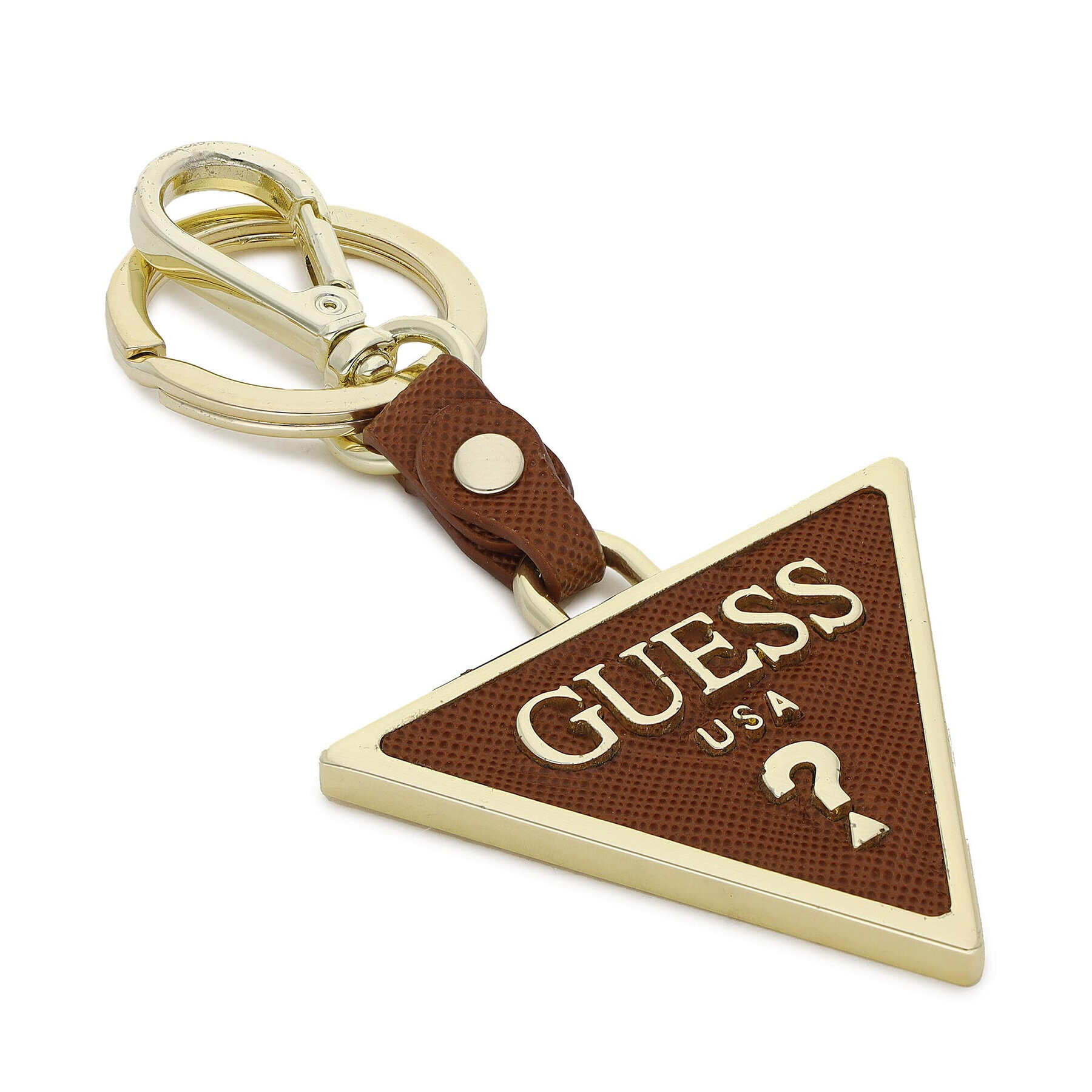 Guess Breloc Saffiano Triangle Keyring RW7421 P2201 Maro - Pled.ro