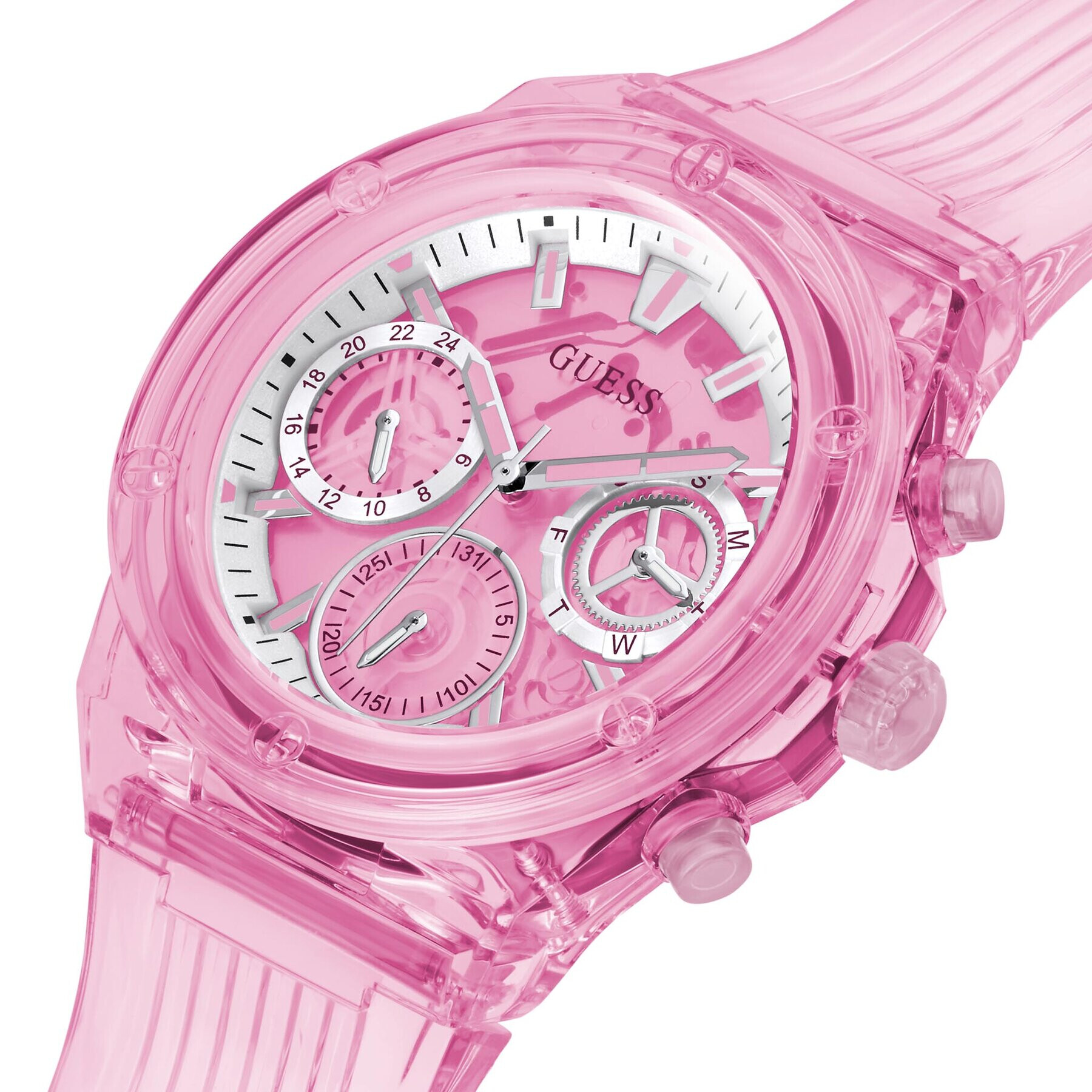 Guess Ceas Athena GW0438L2 Roz - Pled.ro