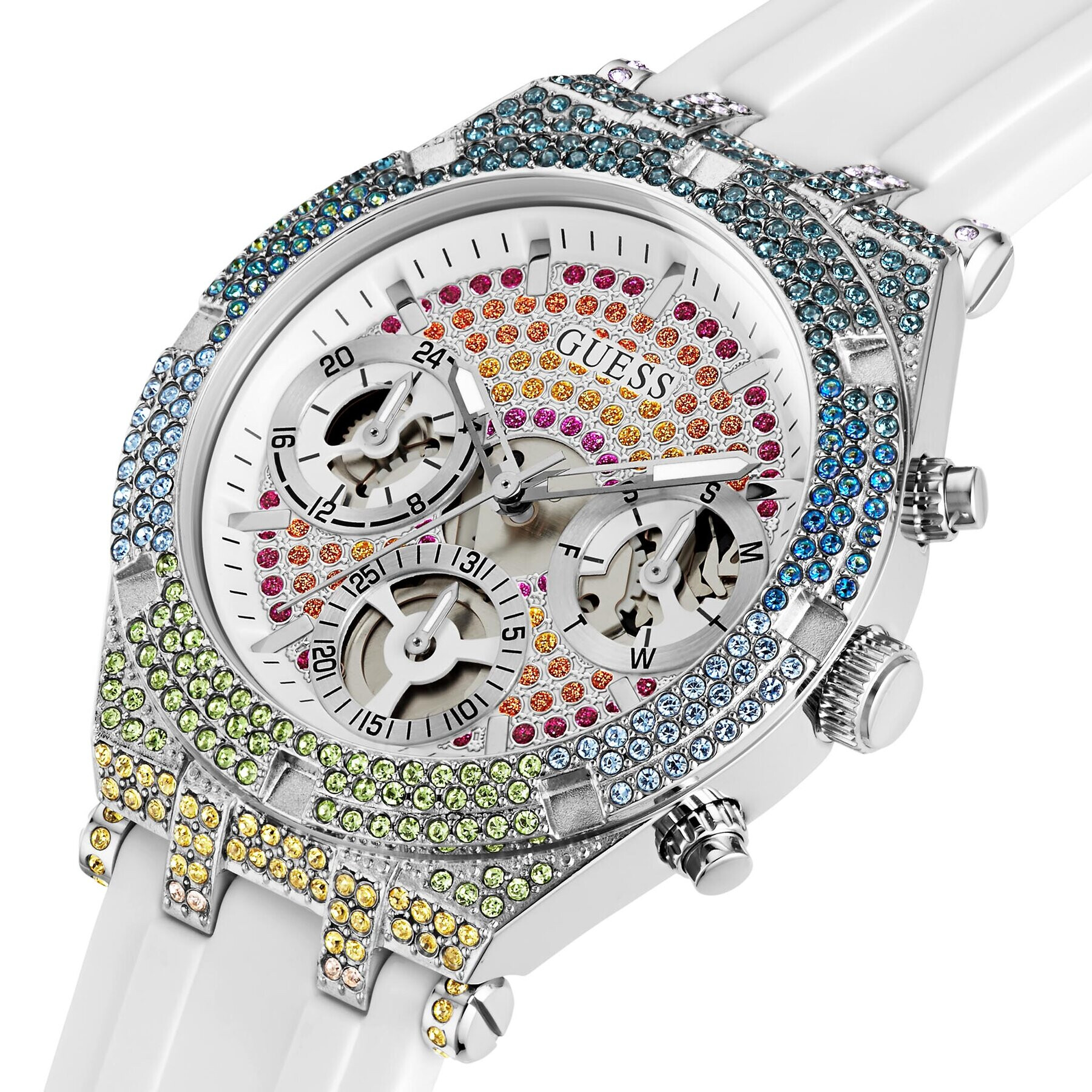 Guess Ceas Heiress GW0407L4 Alb - Pled.ro