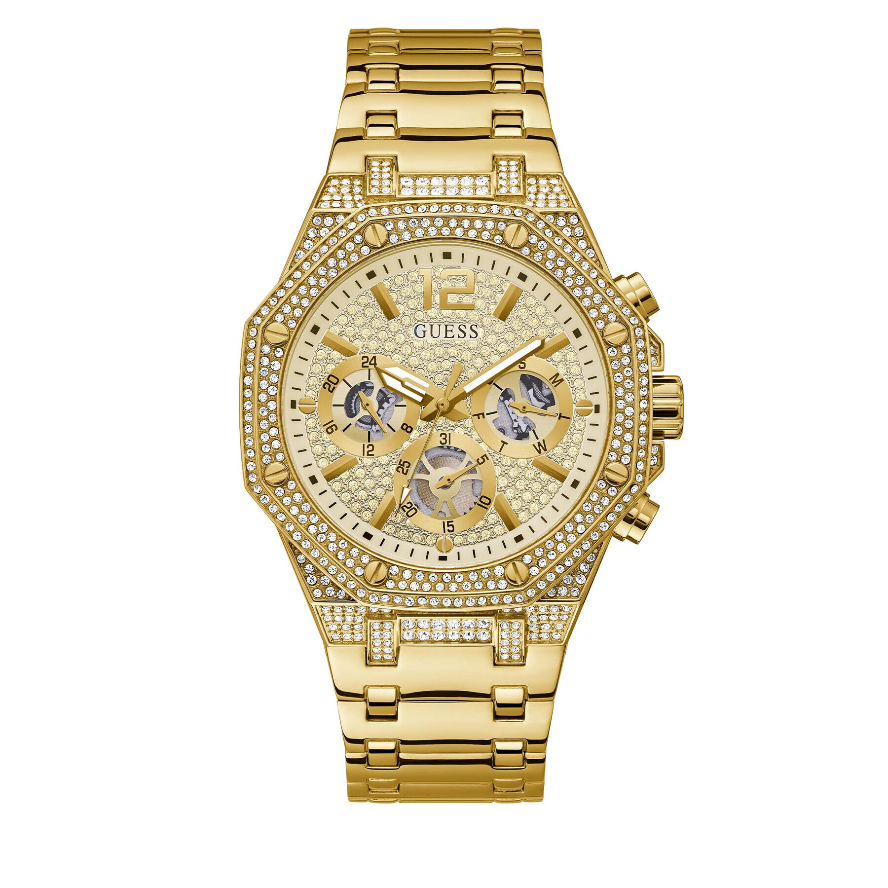 Guess Ceas Momentum GW0419G2 Auriu - Pled.ro