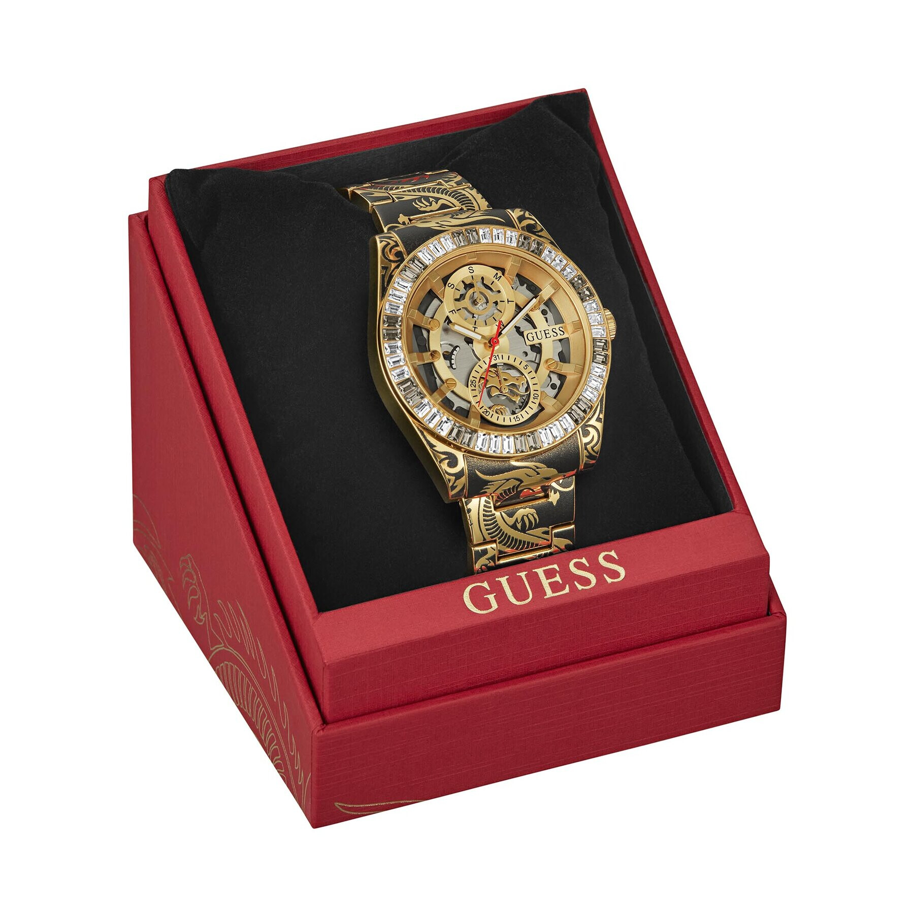 Guess Ceas Year Of The Dragon GW0649G1 Negru - Pled.ro