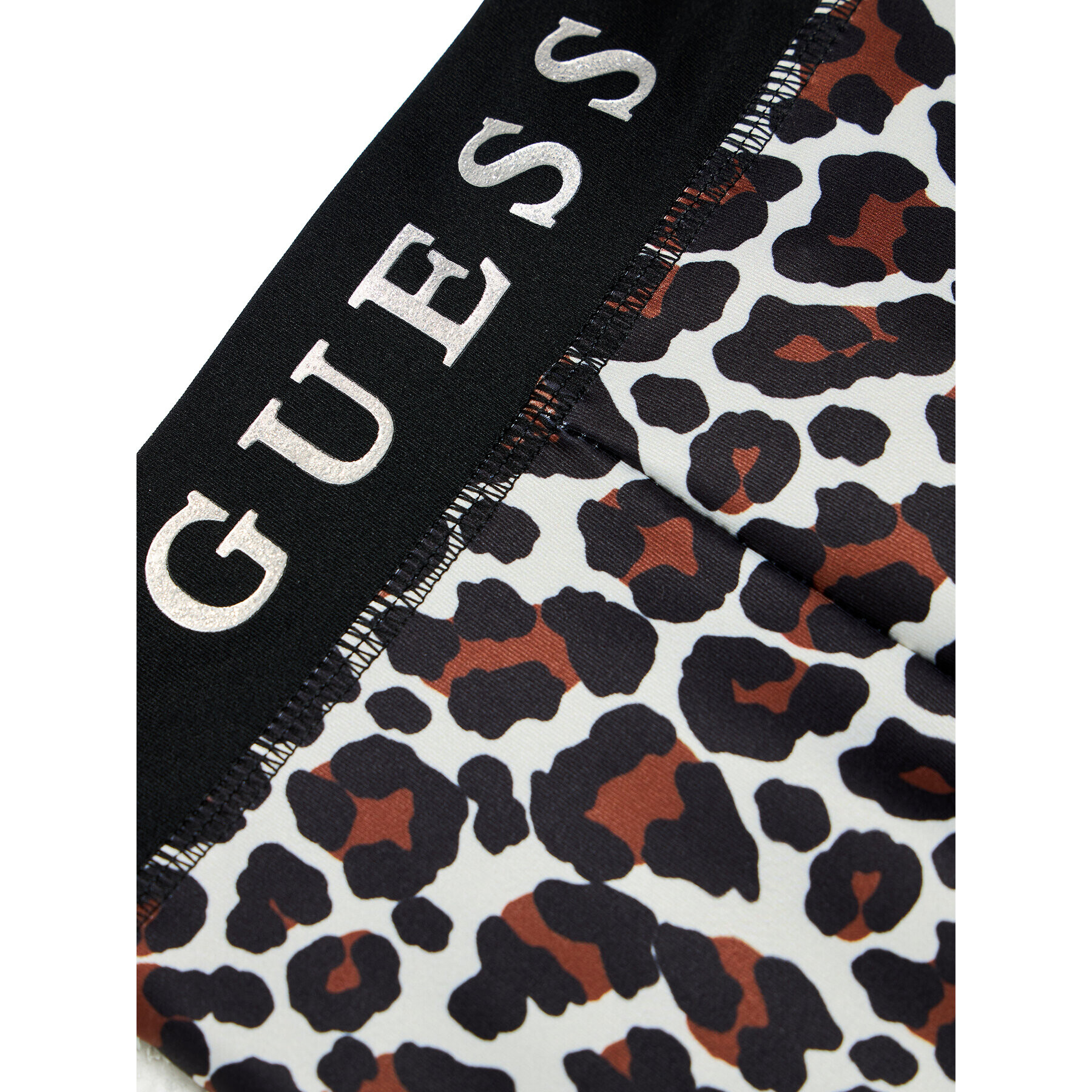 Guess Colanți J1YB00 MC01P Maro Slim Fit - Pled.ro