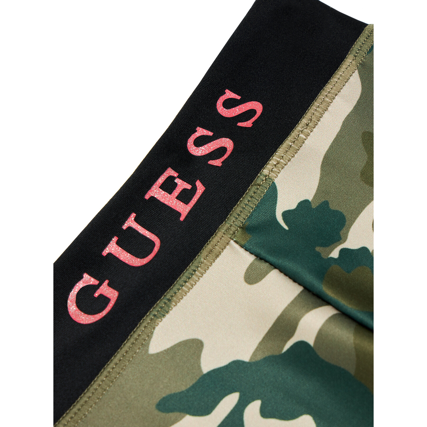 Guess Colanți J1YB00 MC01P Verde Slim Fit - Pled.ro