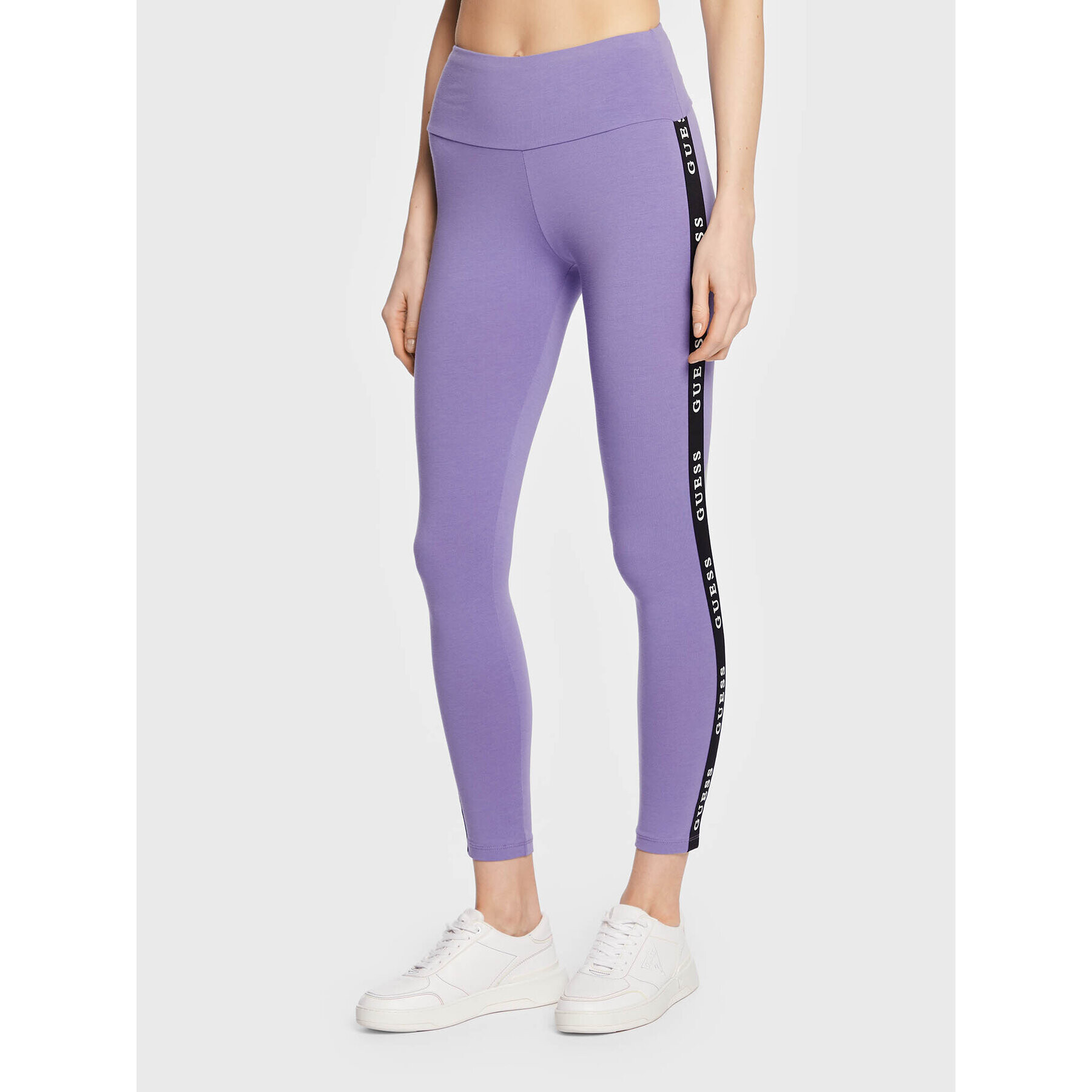 Guess Colanți Aline V2YB14 KABR0 Violet Slim Fit - Pled.ro