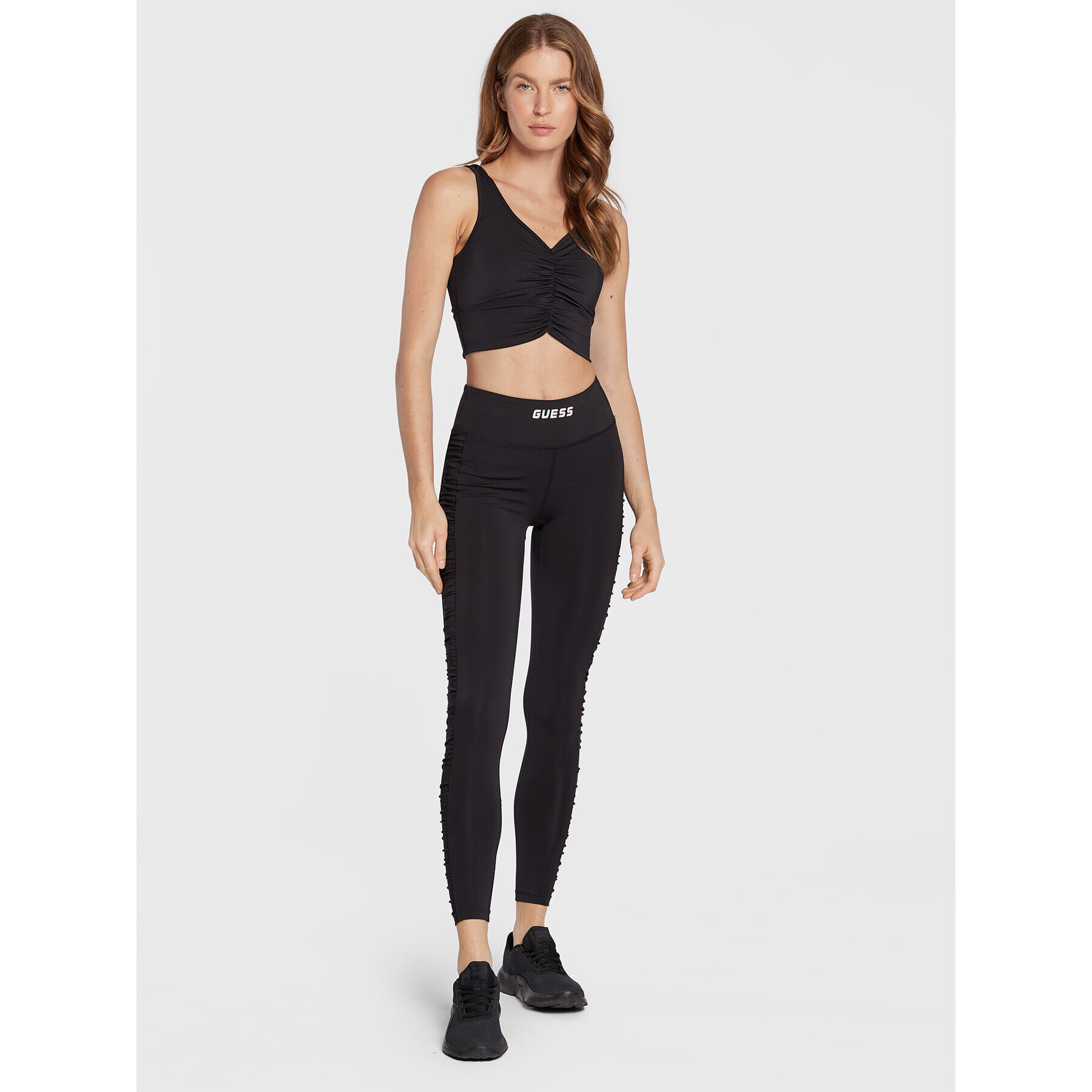 Guess Colanți Elise V2BB00 MC03W Negru Slim Fit - Pled.ro