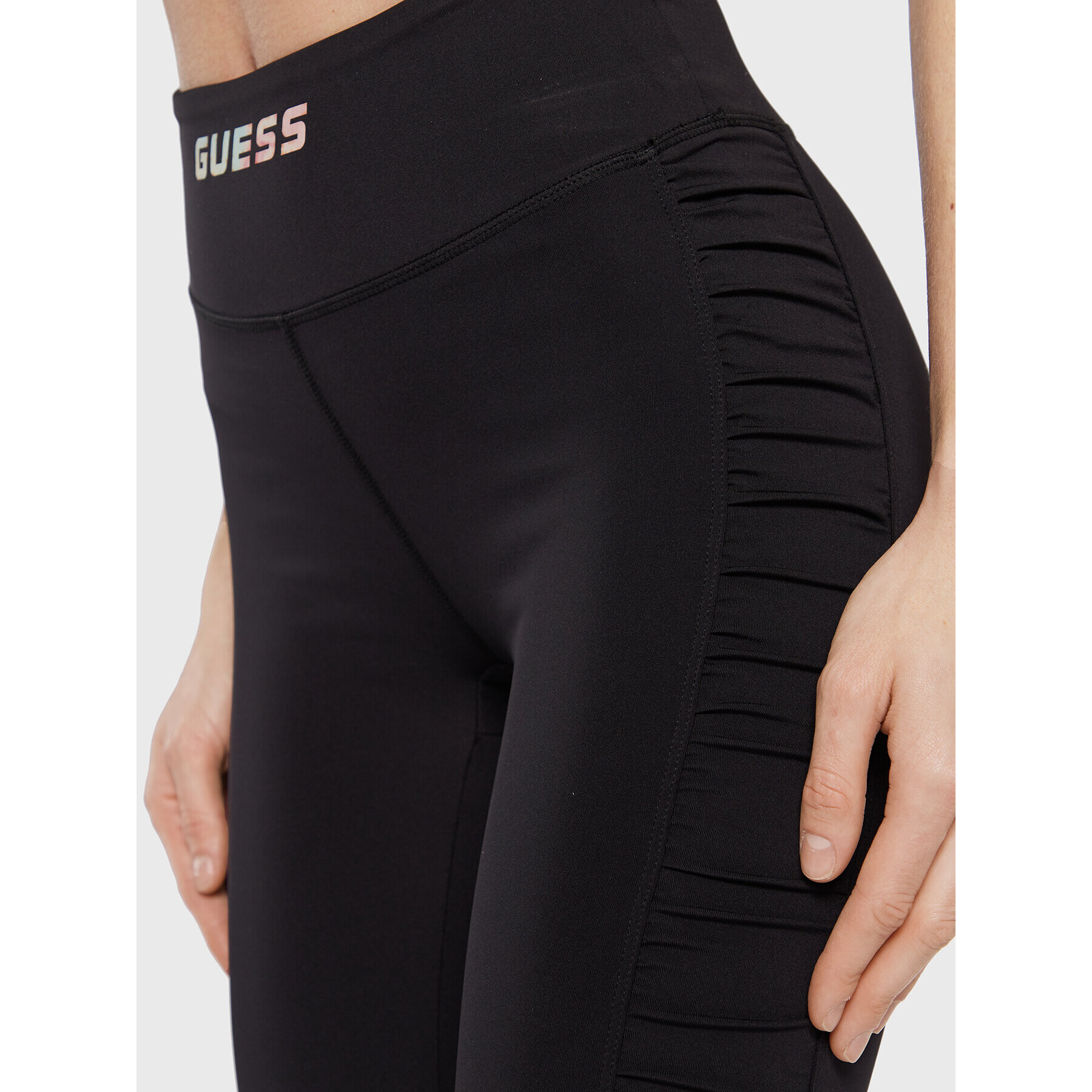 Guess Colanți Elise V2BB00 MC03W Negru Slim Fit - Pled.ro