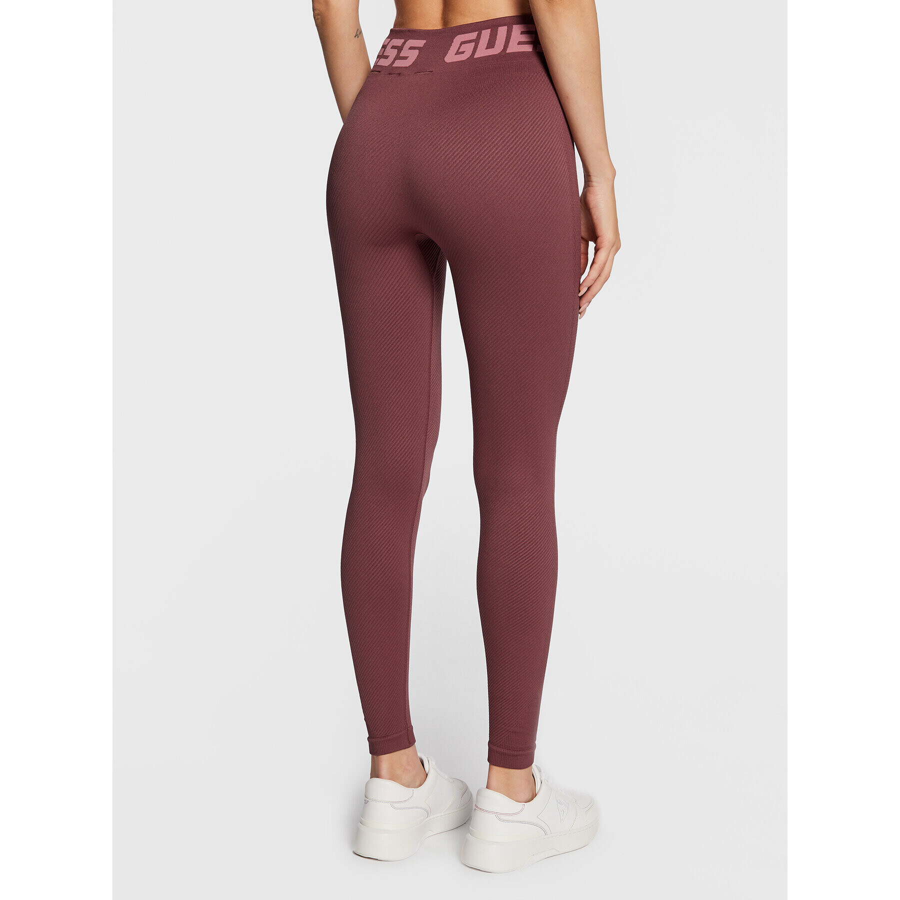 Guess Colanți Trudy V2BB14 Z3290 Vișiniu Slim Fit - Pled.ro