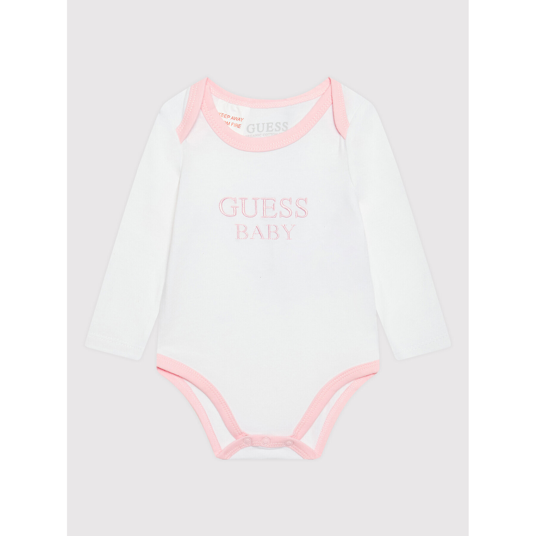 Guess Compleu copii H2YW04 KA6W3 Alb Regular Fit - Pled.ro