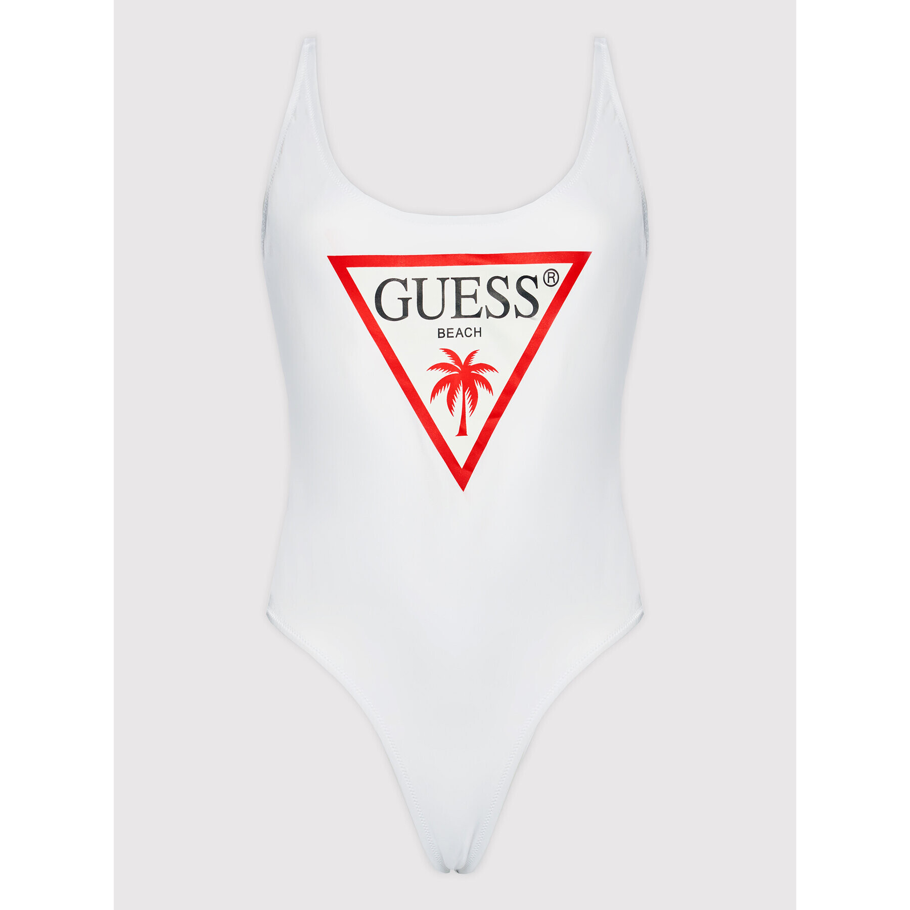 Guess Costum de baie E02J33 LY00K Alb - Pled.ro