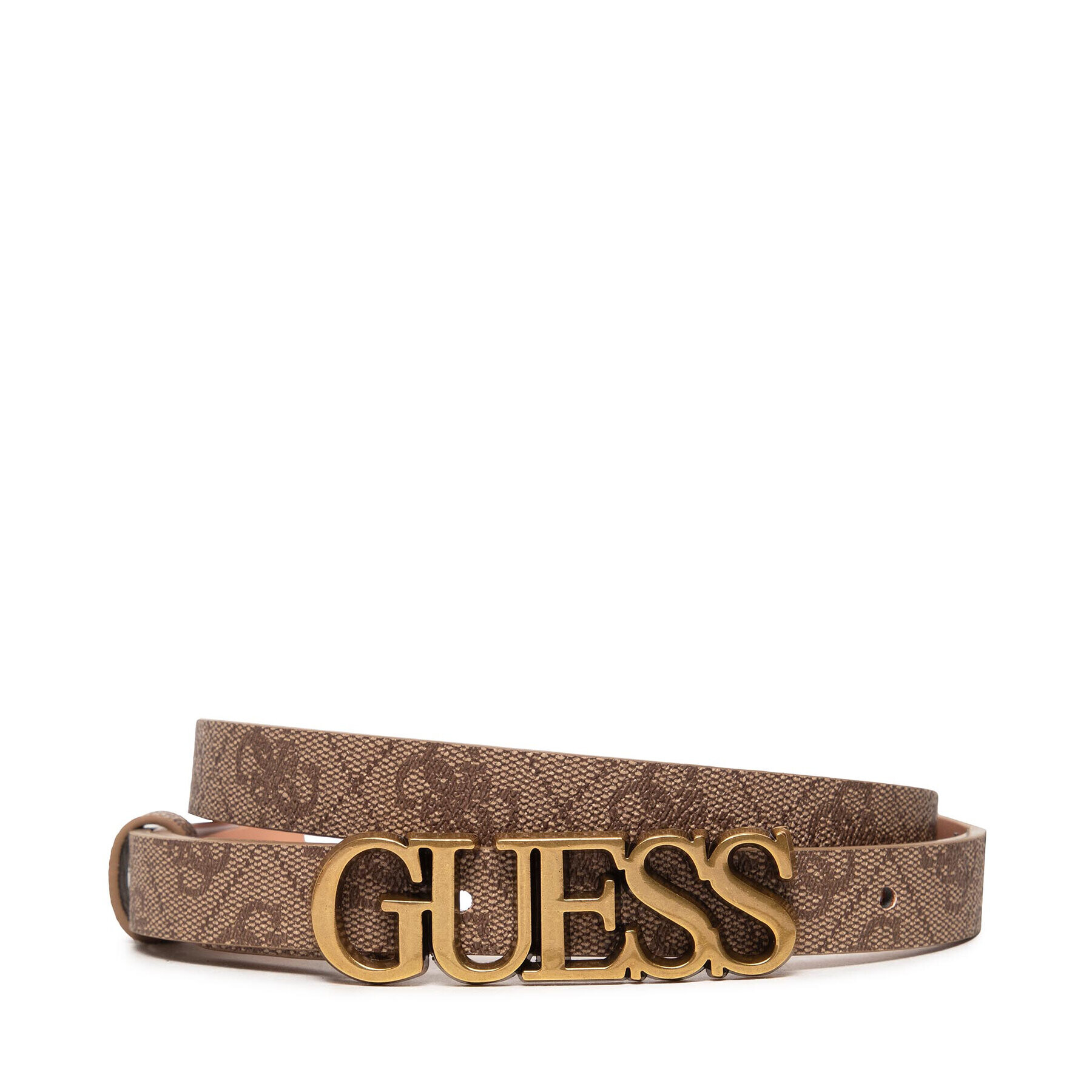 Guess Curea de Damă Naya Adjustable Pant Belt BW7537 VIN20 Maro - Pled.ro