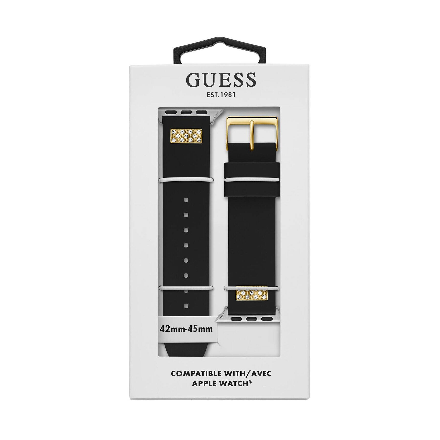 Guess Curea de înlocuire pentru Apple Watch CS3004S1 Negru - Pled.ro