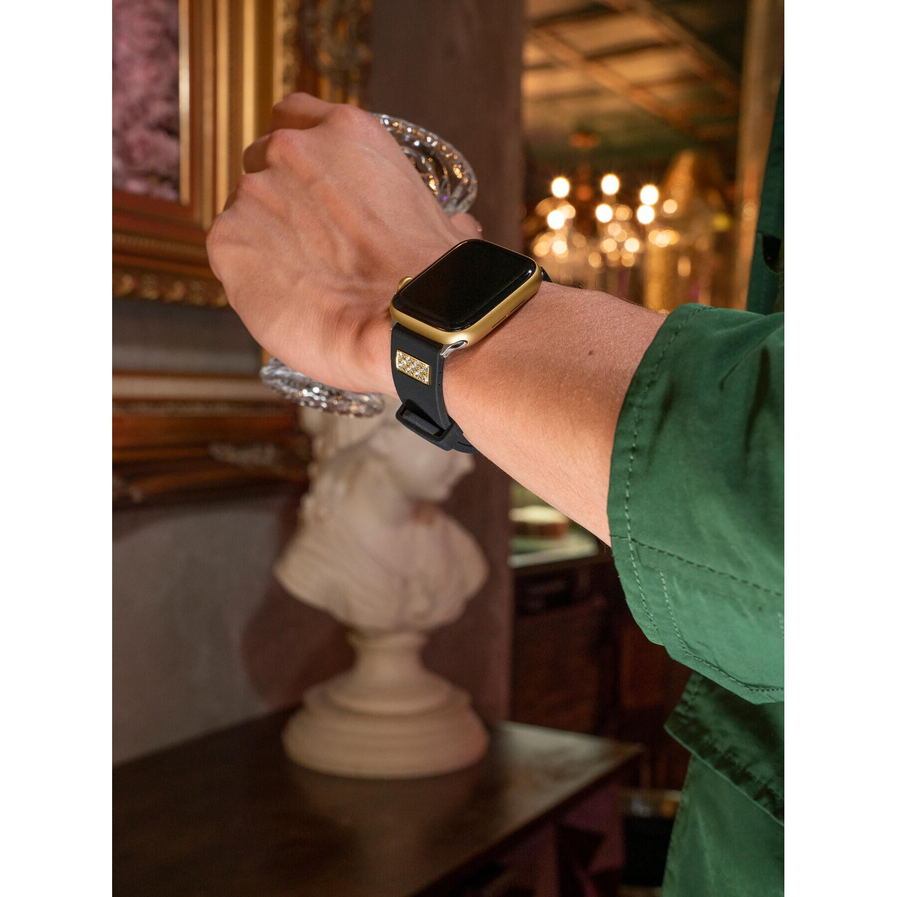 Guess Curea de înlocuire pentru Apple Watch CS3004S1 Negru - Pled.ro