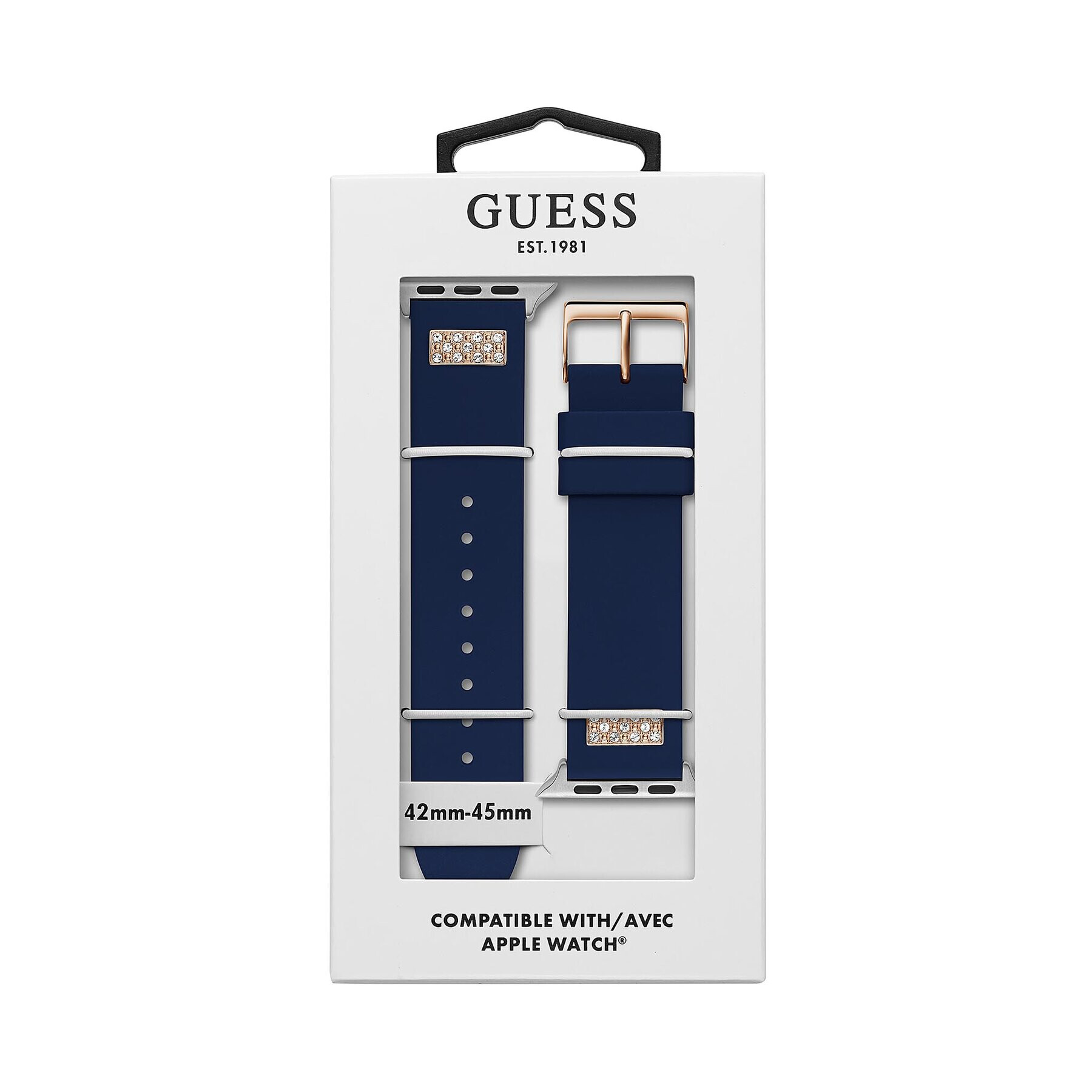 Guess Curea de înlocuire pentru Apple Watch CS3004S3 Bleumarin - Pled.ro