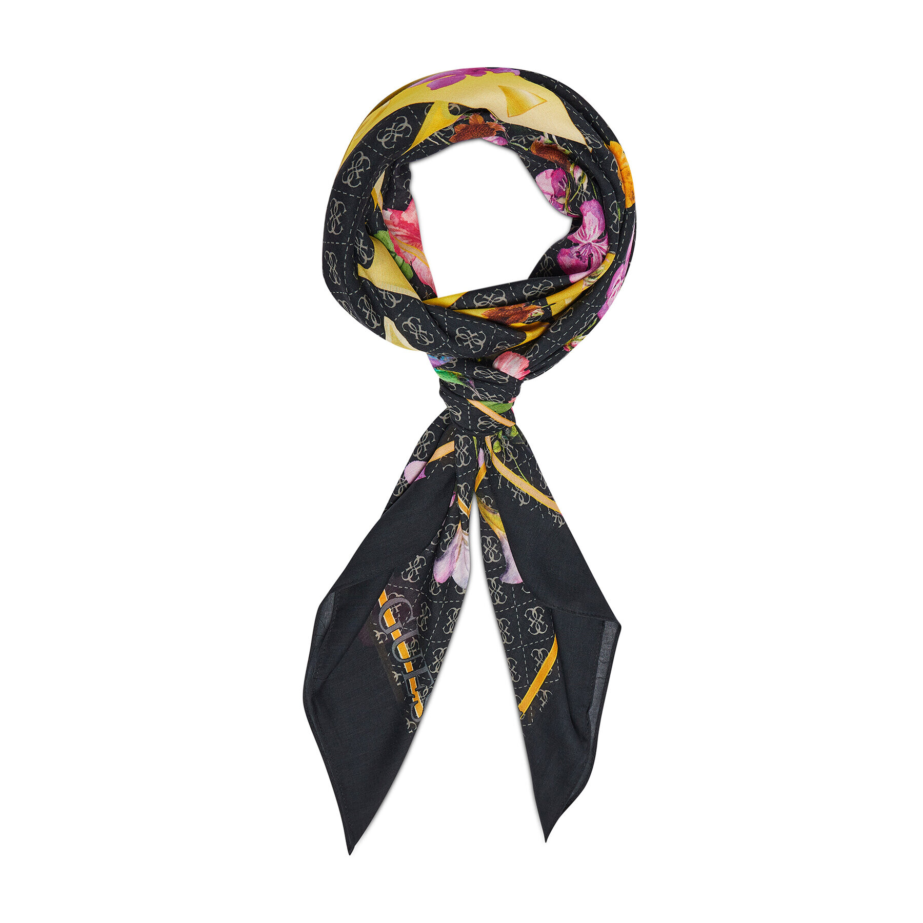 Guess Eșarfă Not Coordinated Scarves AW8672 MOD03 Negru - Pled.ro