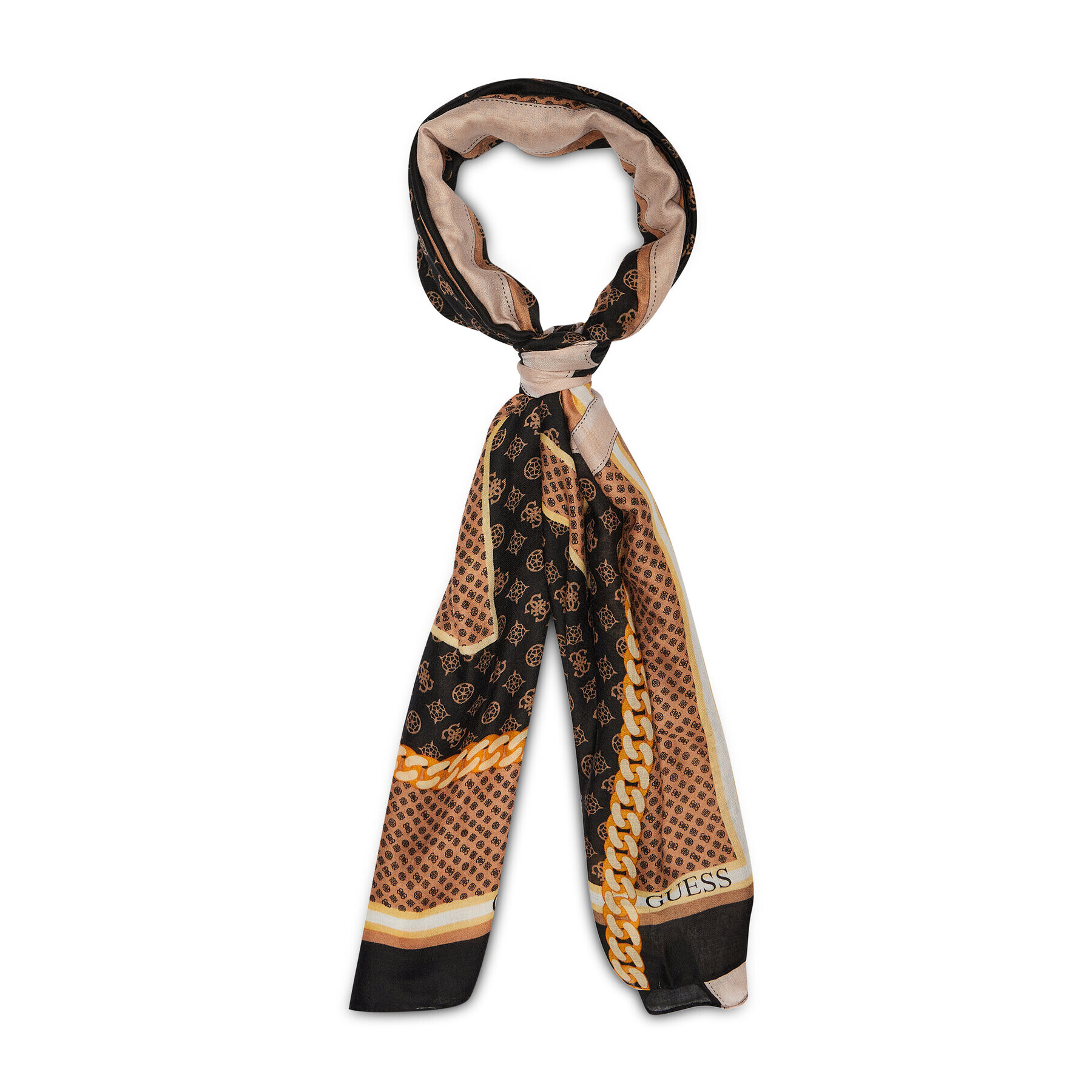 Guess Eșarfă Washington Scarves AW8684 POL03 Maro - Pled.ro