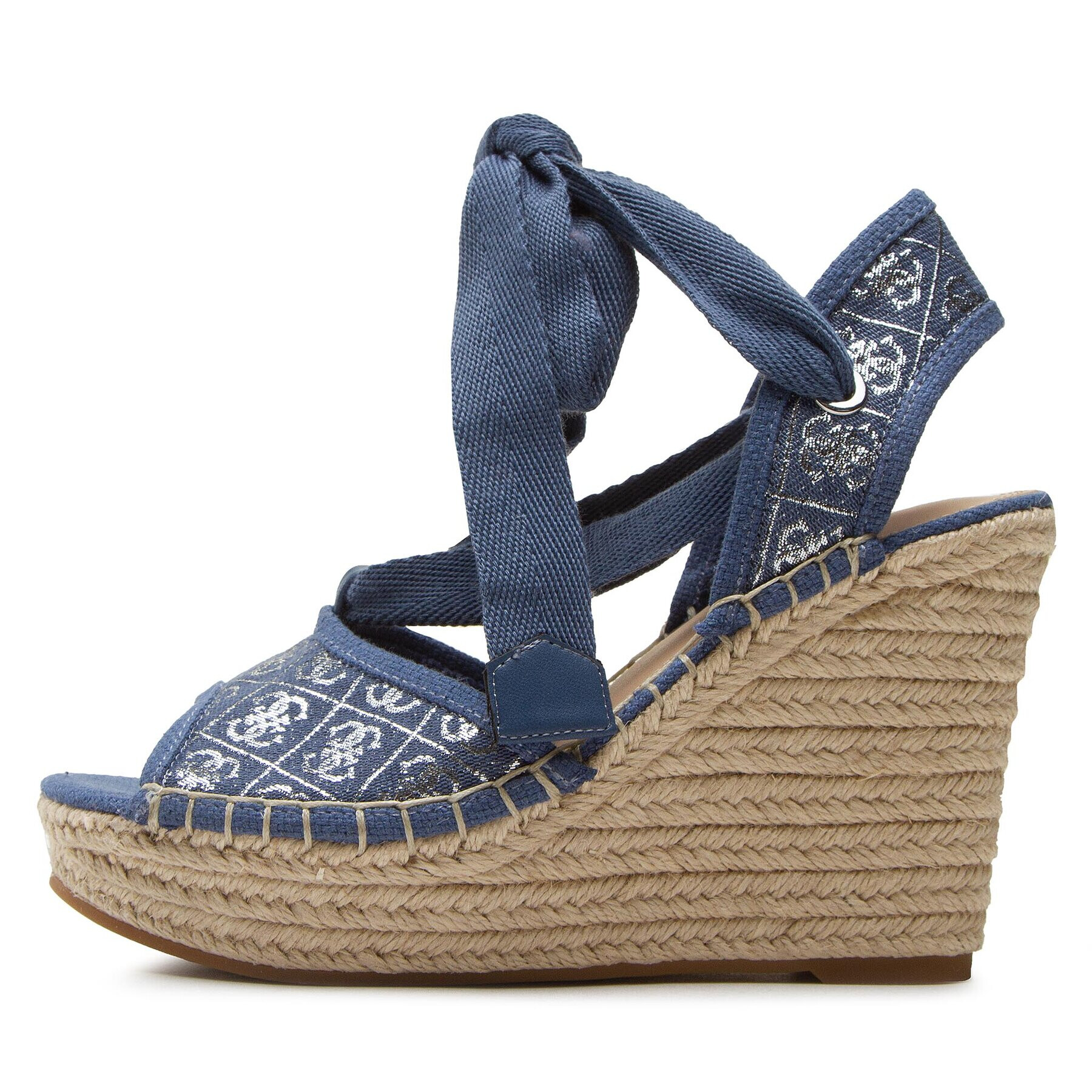 Guess Espadrile Halona FL6HLO FAL04 Bleumarin - Pled.ro