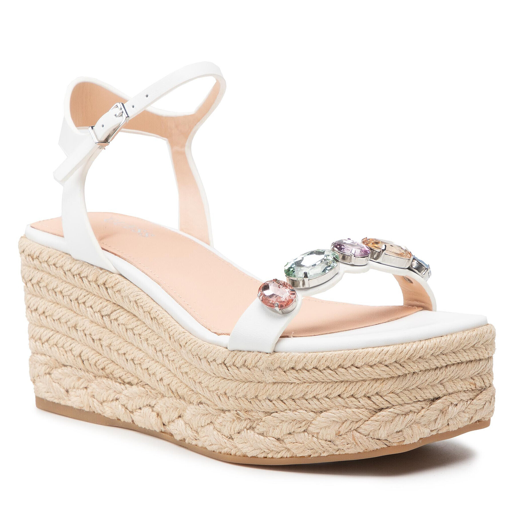 Guess Espadrile Osia FL6OSI LEA03 Alb - Pled.ro