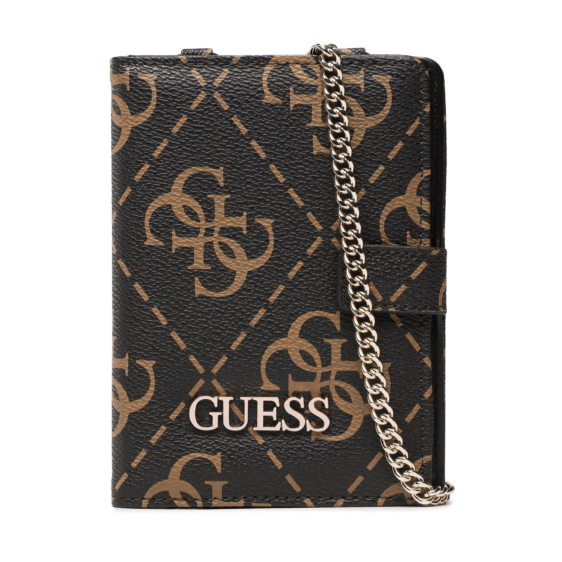 Guess Etui pentru Acte Berta (S) Slg SWS868 80600 Maro - Pled.ro