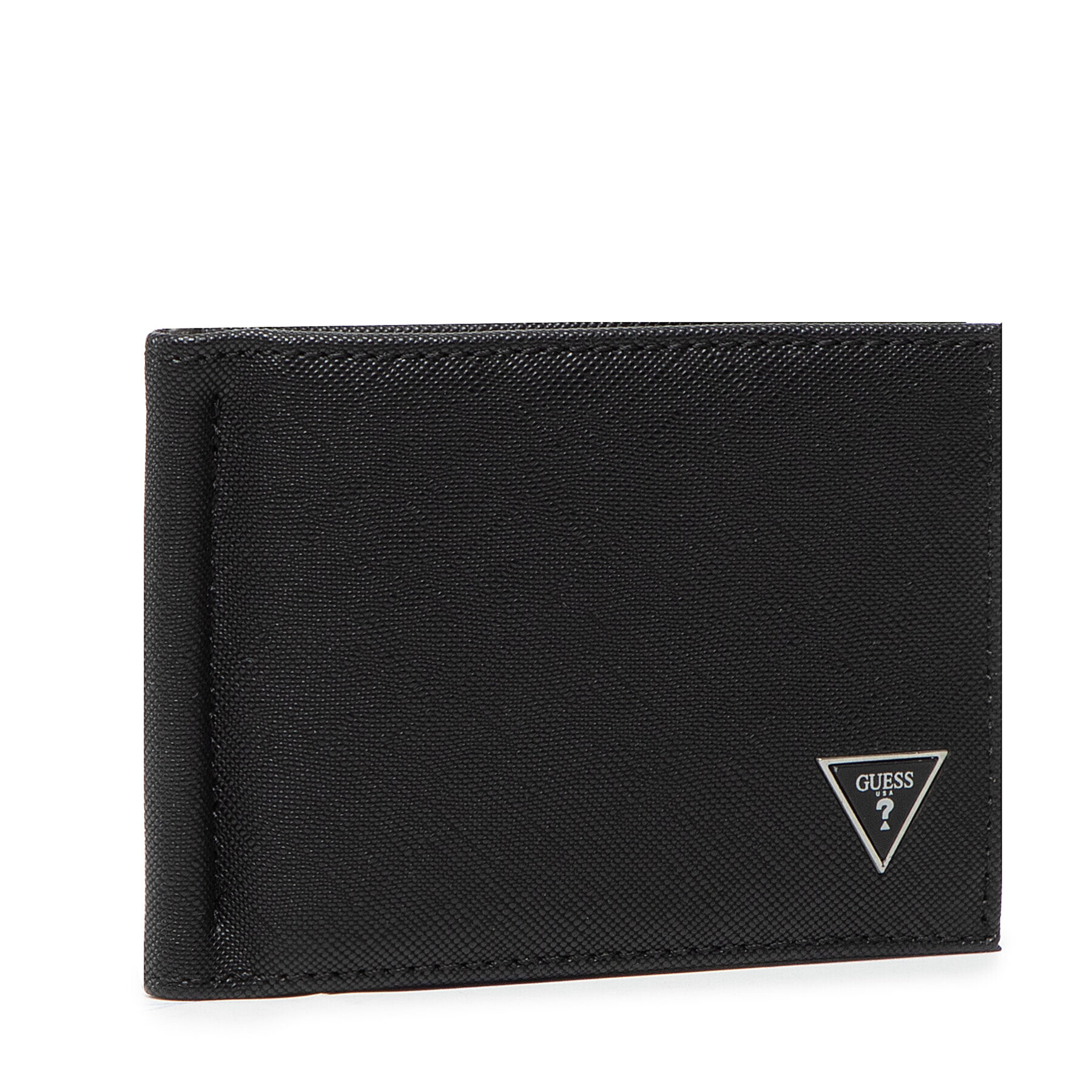 Guess Etui pentru carduri Certosa Money Clip Card Case SMCRTO LEA23 Negru - Pled.ro