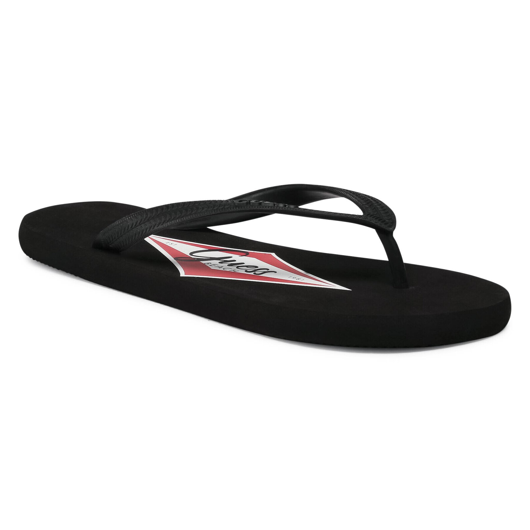 Guess Flip flop F1GZ04 BB00H Negru - Pled.ro