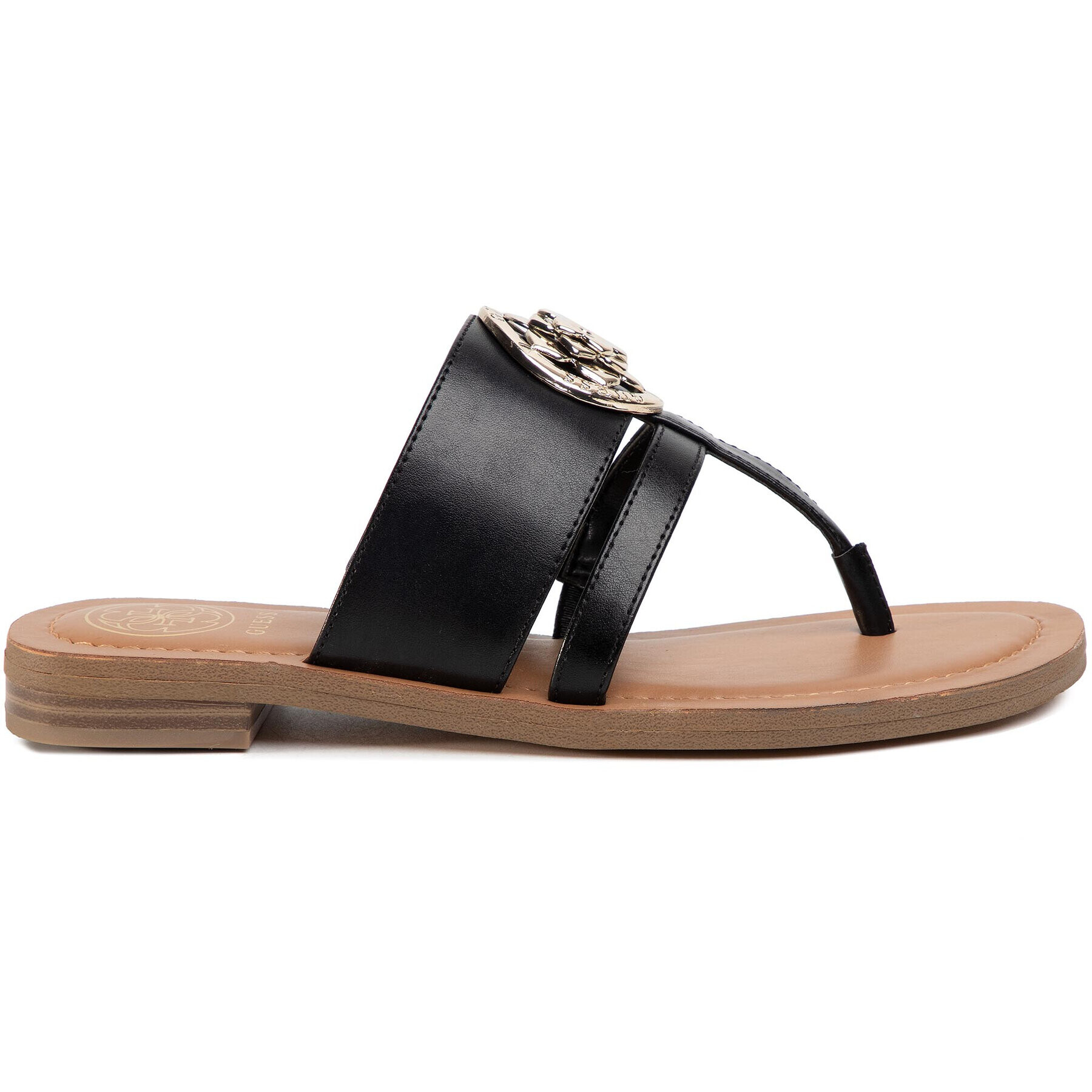 Guess Flip flop Genera FL6GEA ELE21 Negru - Pled.ro