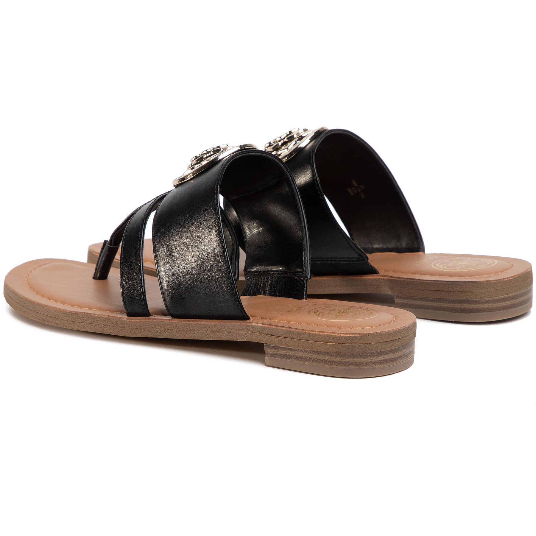 Guess Flip flop Genera FL6GEA ELE21 Negru - Pled.ro