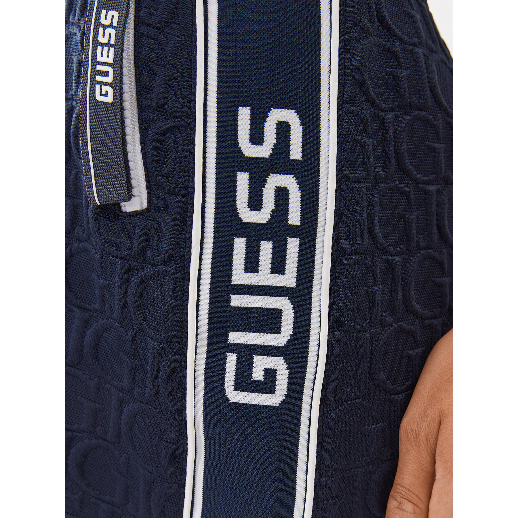 Guess Fustă mini Darla V3YD06 KBSL0 Bleumarin Regular Fit - Pled.ro