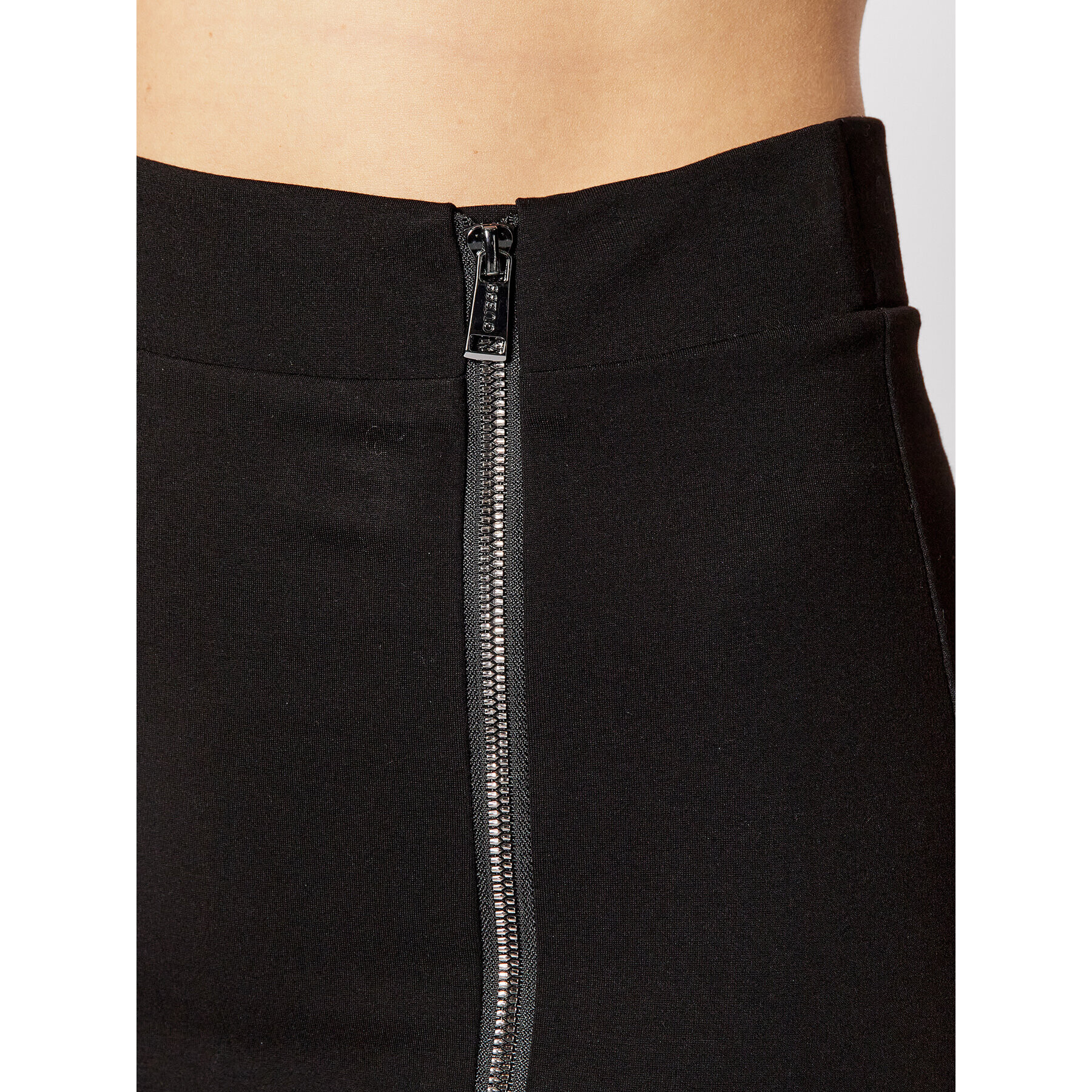 Guess Fustă tip creion W2RD15 K8RN0 Negru Slim Fit - Pled.ro