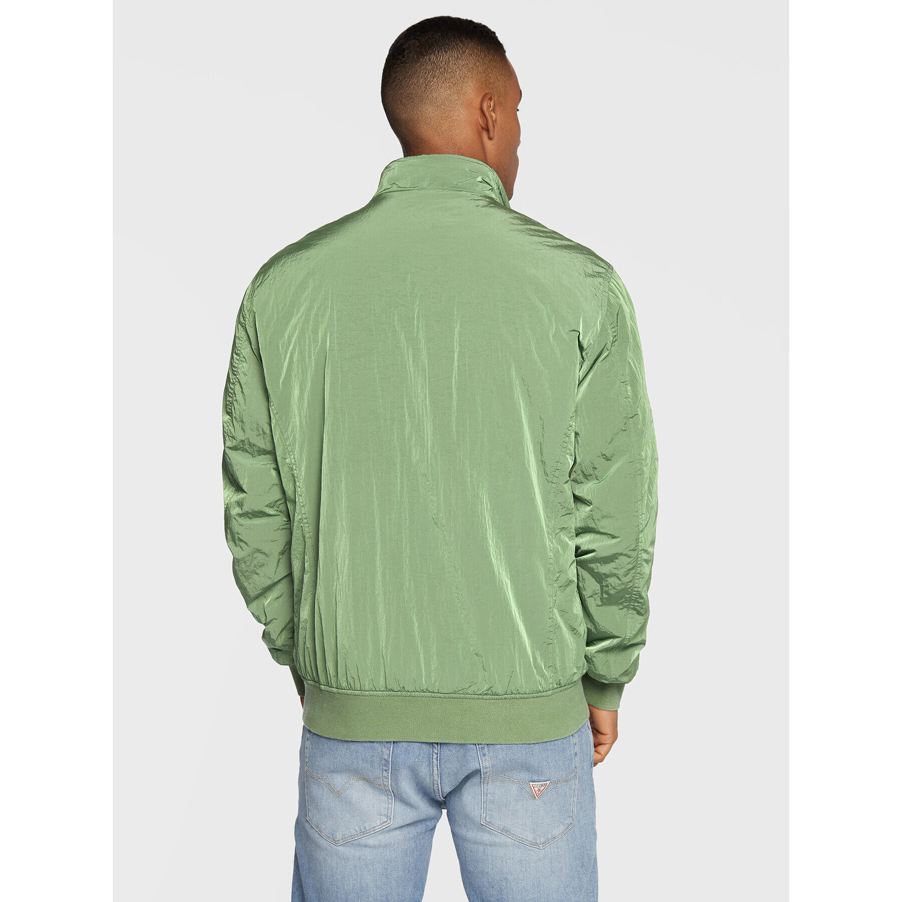 Guess Geacă bomber M2YL06 WEQF0 Verde Regular Fit - Pled.ro