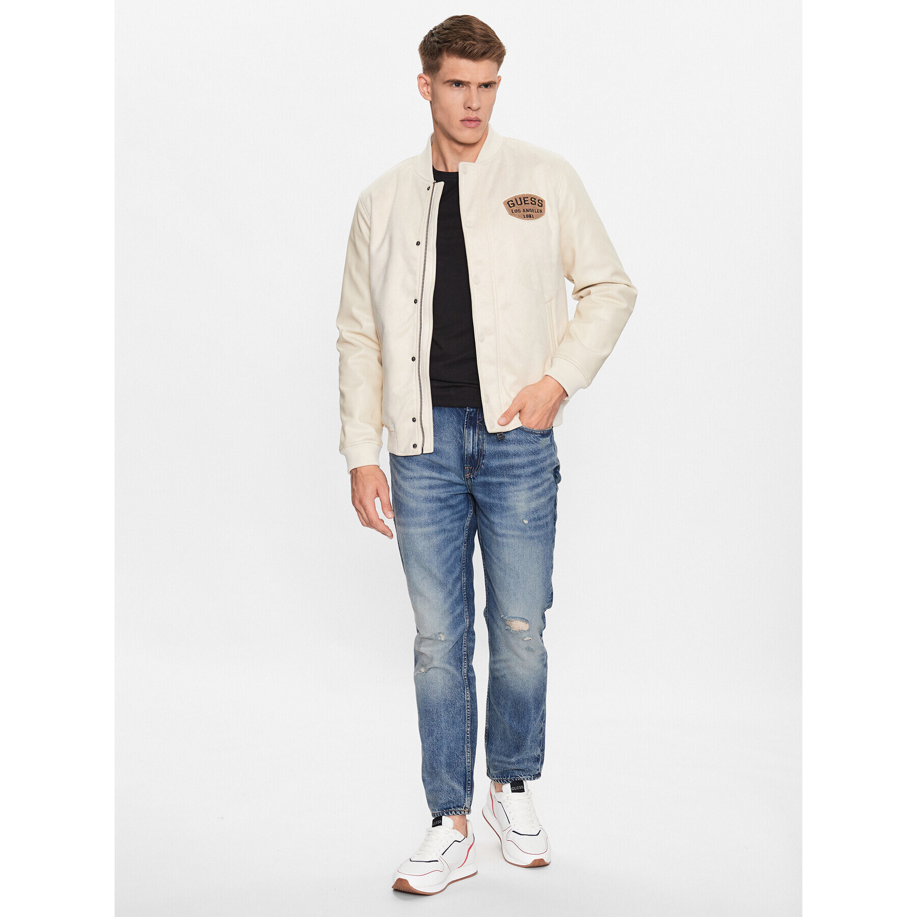 Guess Geacă bomber M3YL12 WFHO0 Galben Regular Fit - Pled.ro