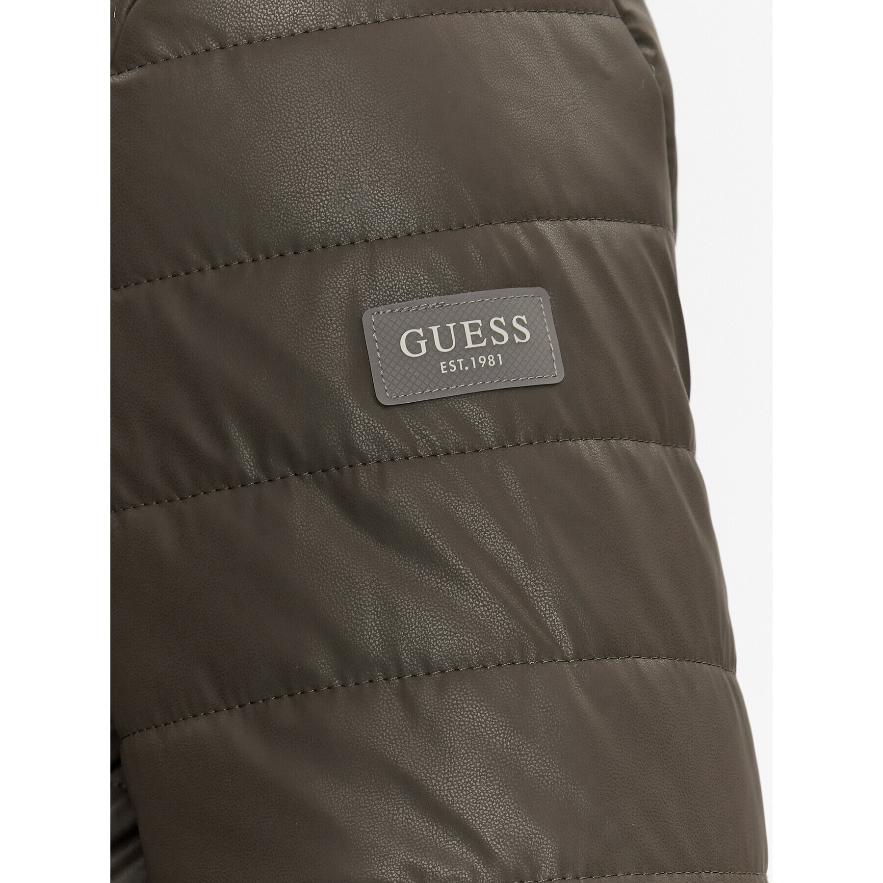 Guess Geacă de piele M3YL06 WFHD0 Maro Regular Fit - Pled.ro