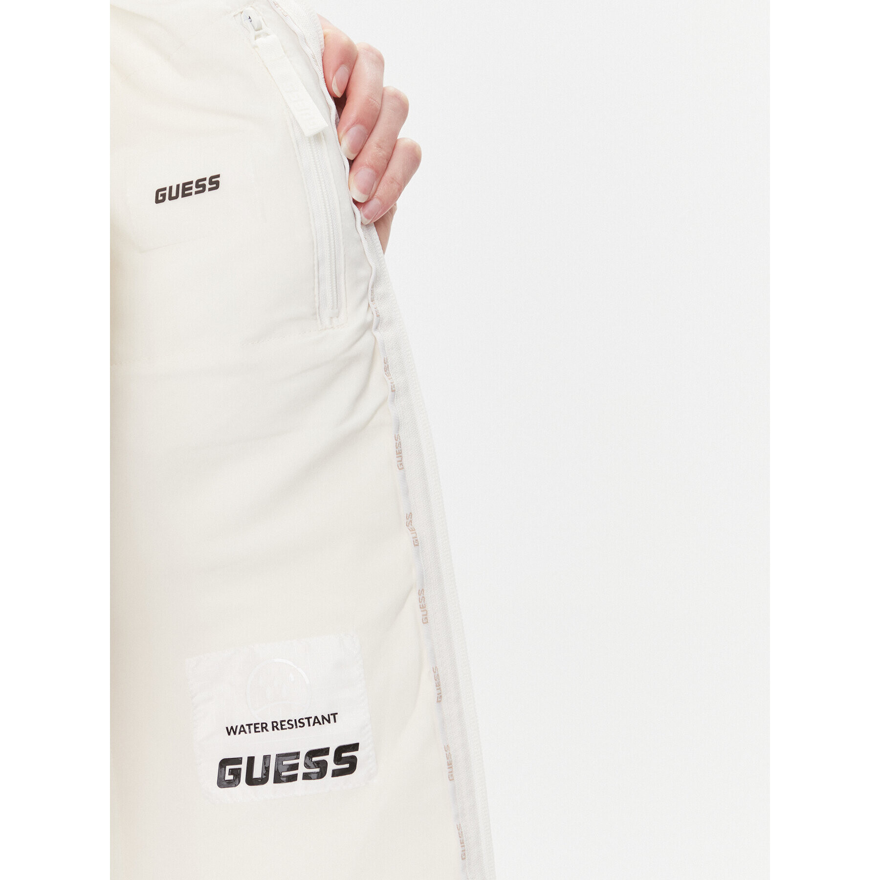 Guess Geacă din puf Diann V4RL03 WF3X0 Alb Regular Fit - Pled.ro