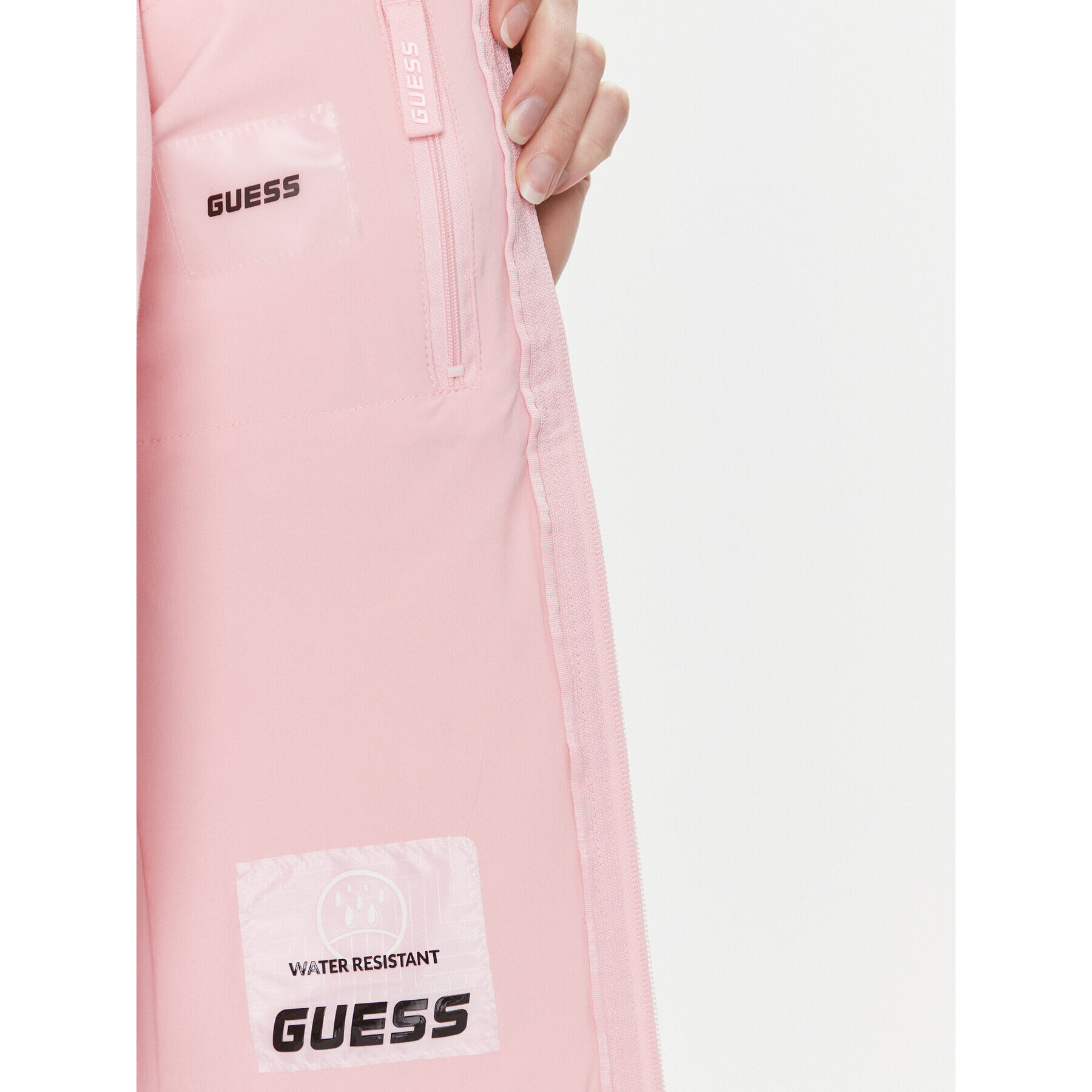 Guess Geacă din puf Diann V4RL03 WF3X0 Bej Regular Fit - Pled.ro