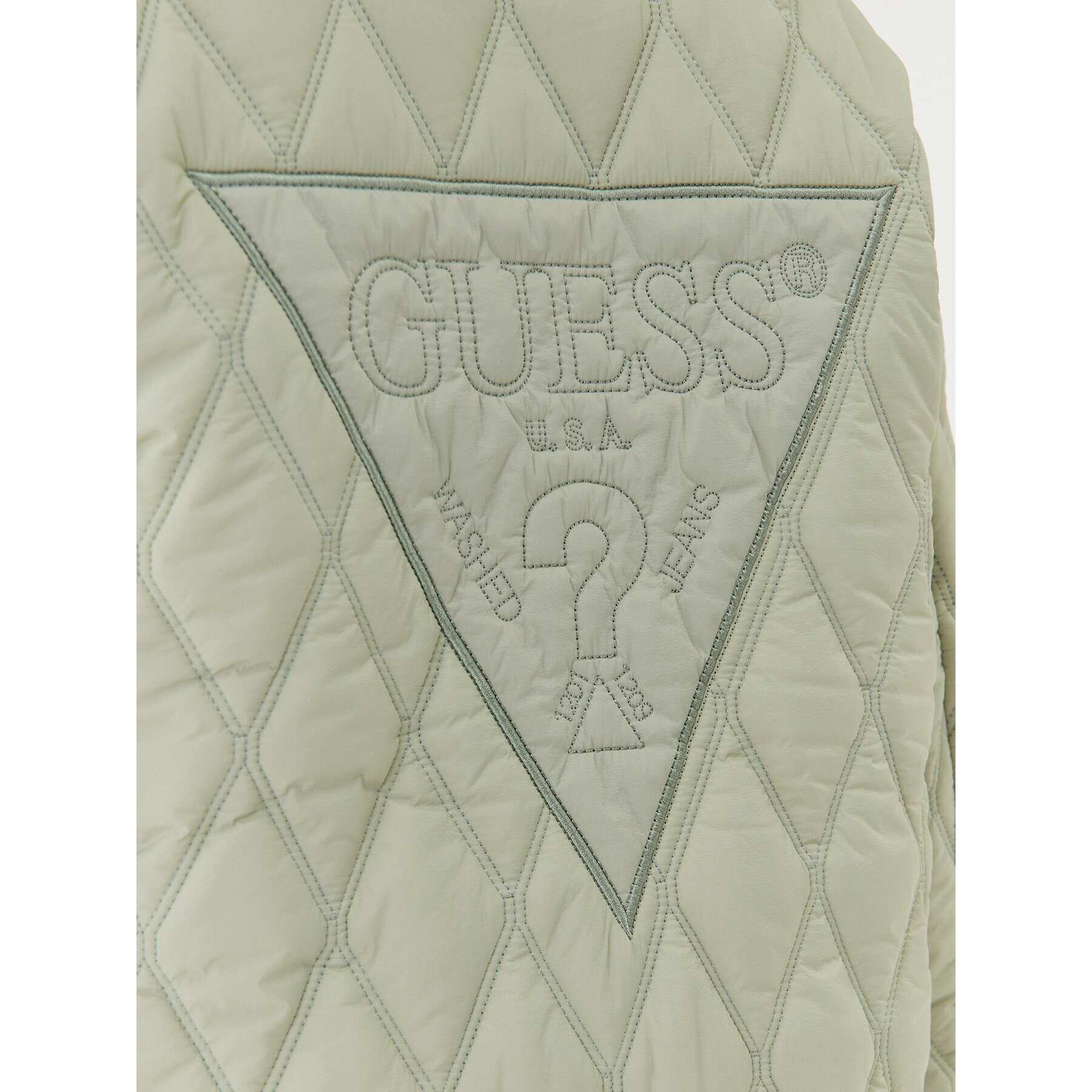 Guess Geacă din puf Giorgia W3YL17 WFIW2 Verde Relaxed Fit - Pled.ro