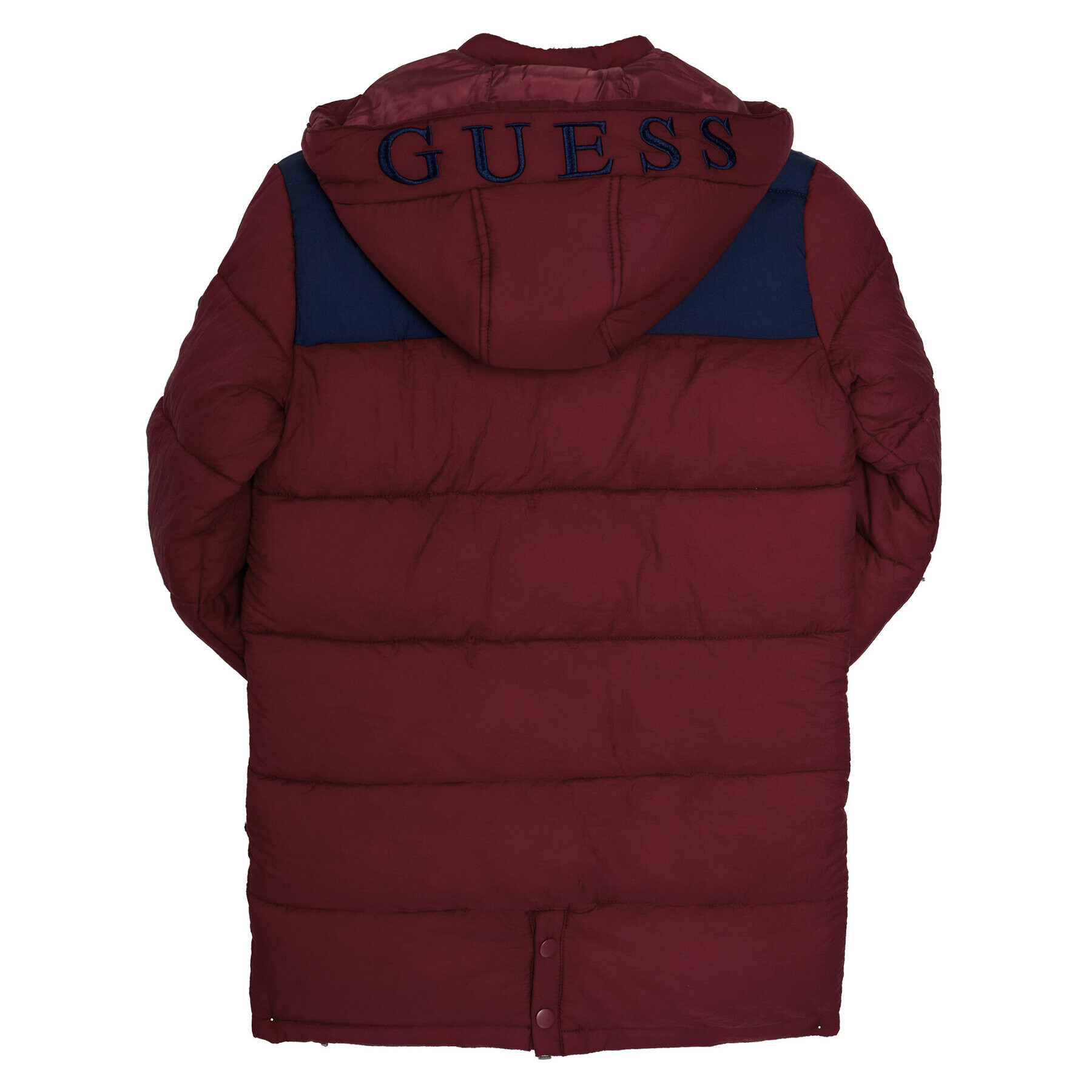 Guess Geacă din puf H0BJ02 WDC70 Vișiniu Regular Fit - Pled.ro