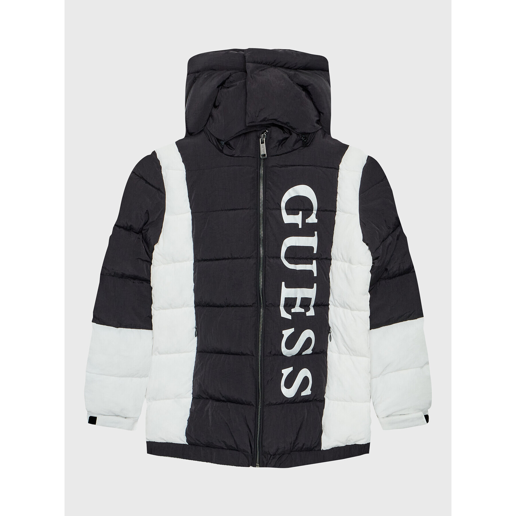 Guess Geacă din puf H2BJ01 WF090 Negru Regular Fit - Pled.ro