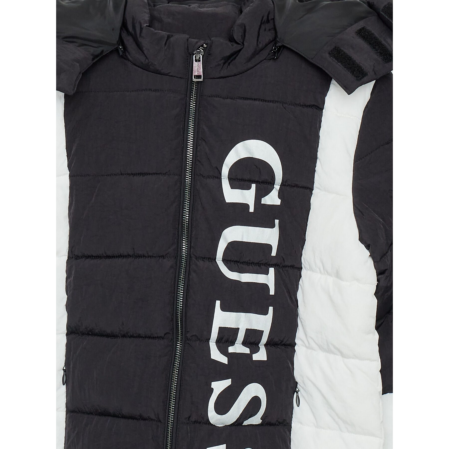 Guess Geacă din puf H2BJ01 WF090 Negru Regular Fit - Pled.ro