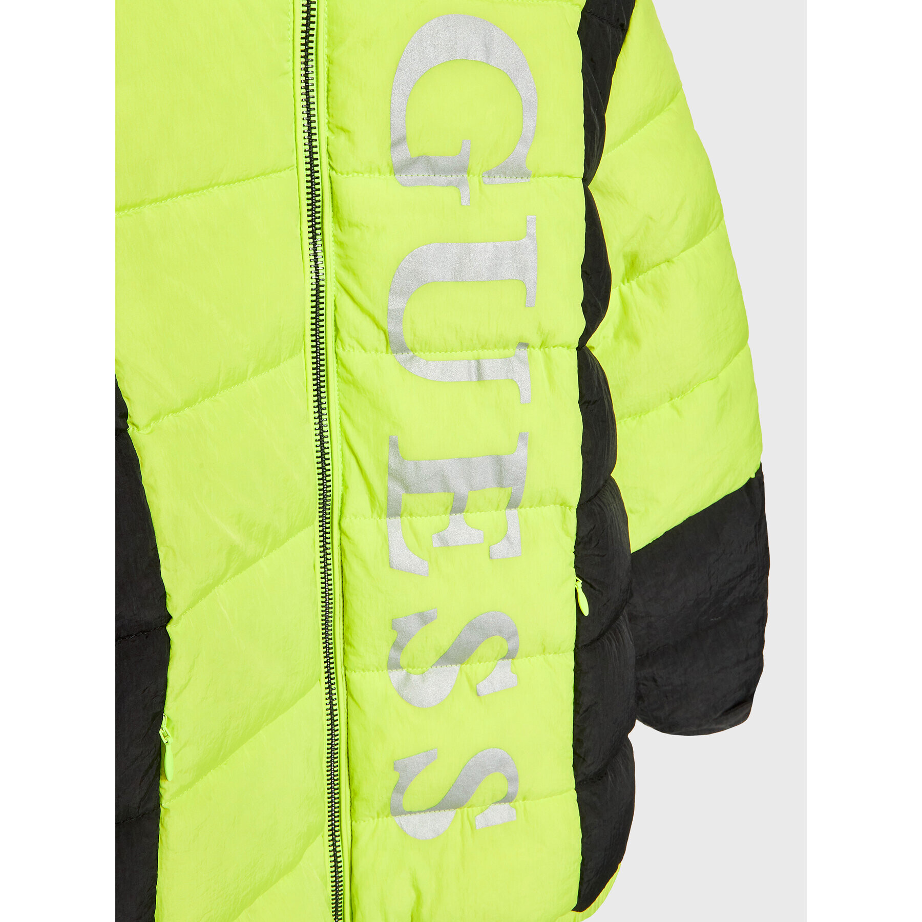 Guess Geacă din puf H2BJ01 WF090 Verde Regular Fit - Pled.ro