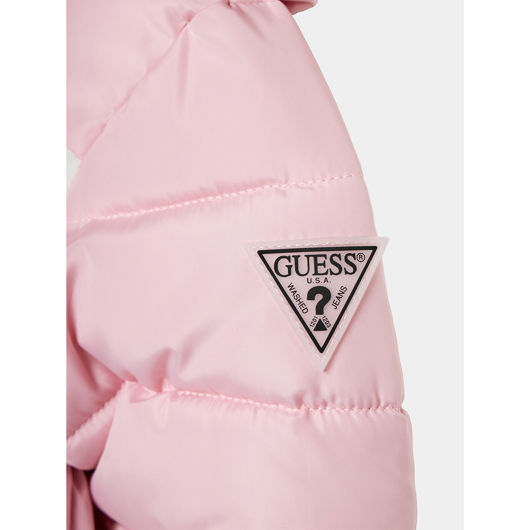 Guess Geacă din puf K3BL04 WB240 Roz Regular Fit - Pled.ro