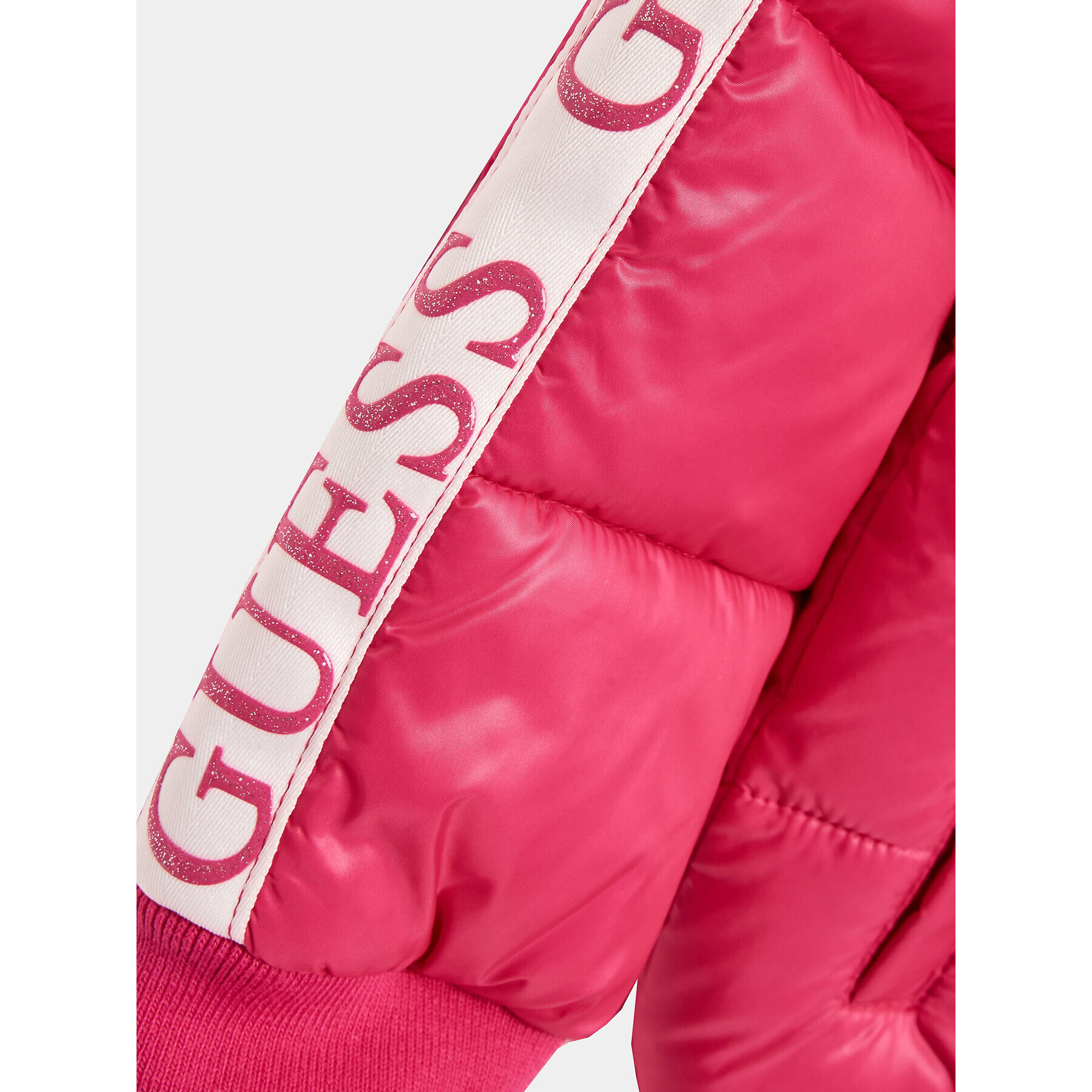 Guess Geacă din puf K3YL08 WEGY0 Roz Regular Fit - Pled.ro