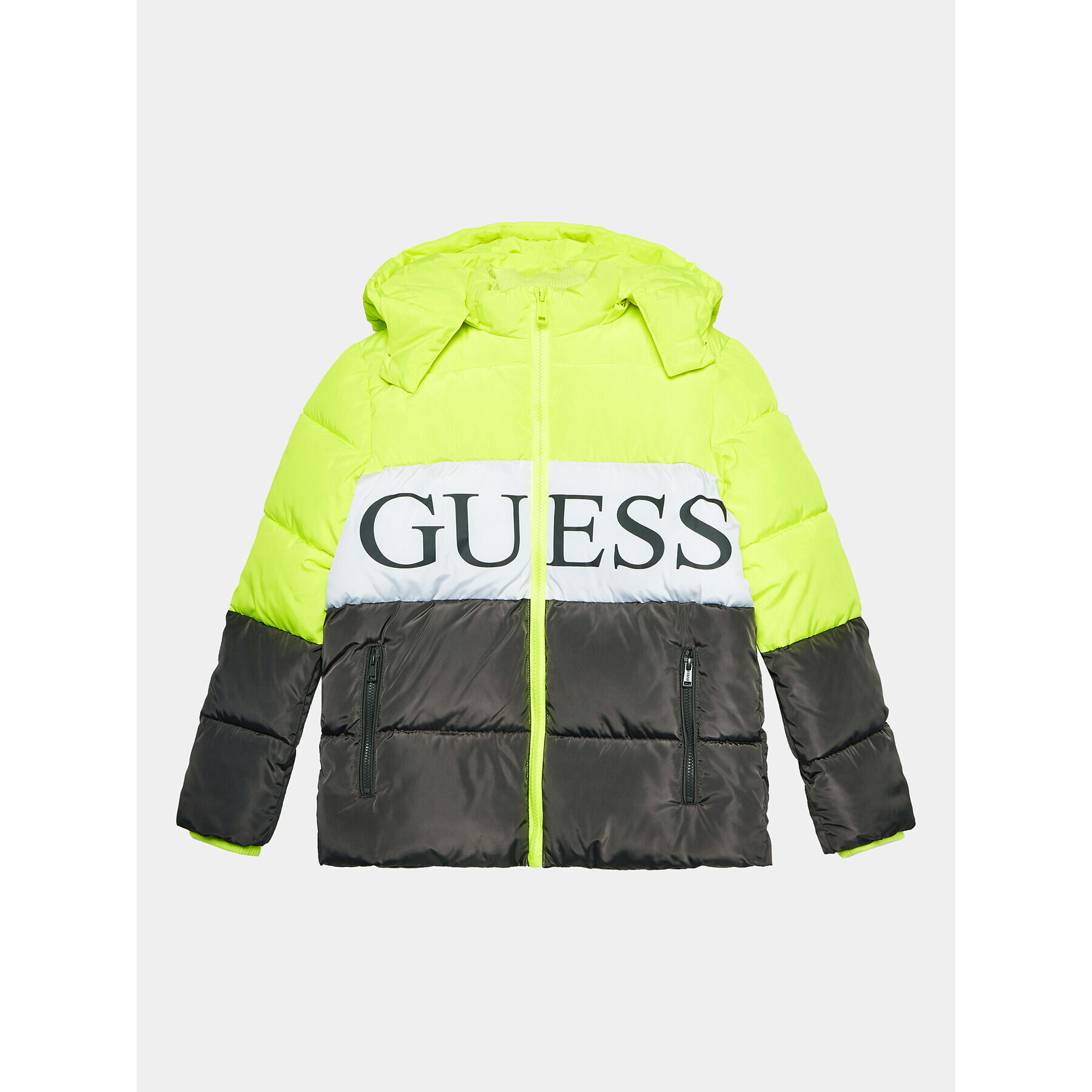 Guess Geacă din puf L3BL02 WB240 Colorat Regular Fit - Pled.ro