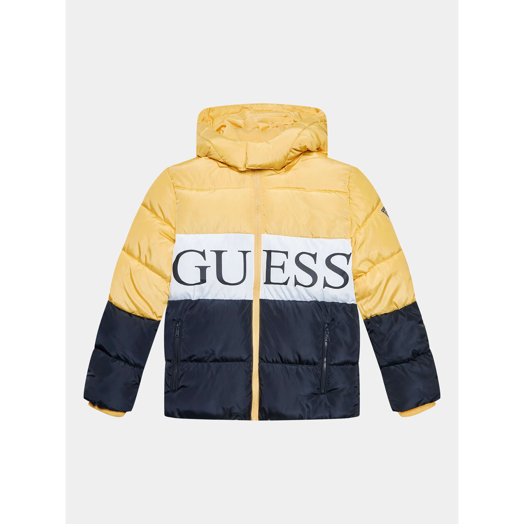 Guess Geacă din puf L3BL02 WB240 Galben Regular Fit - Pled.ro