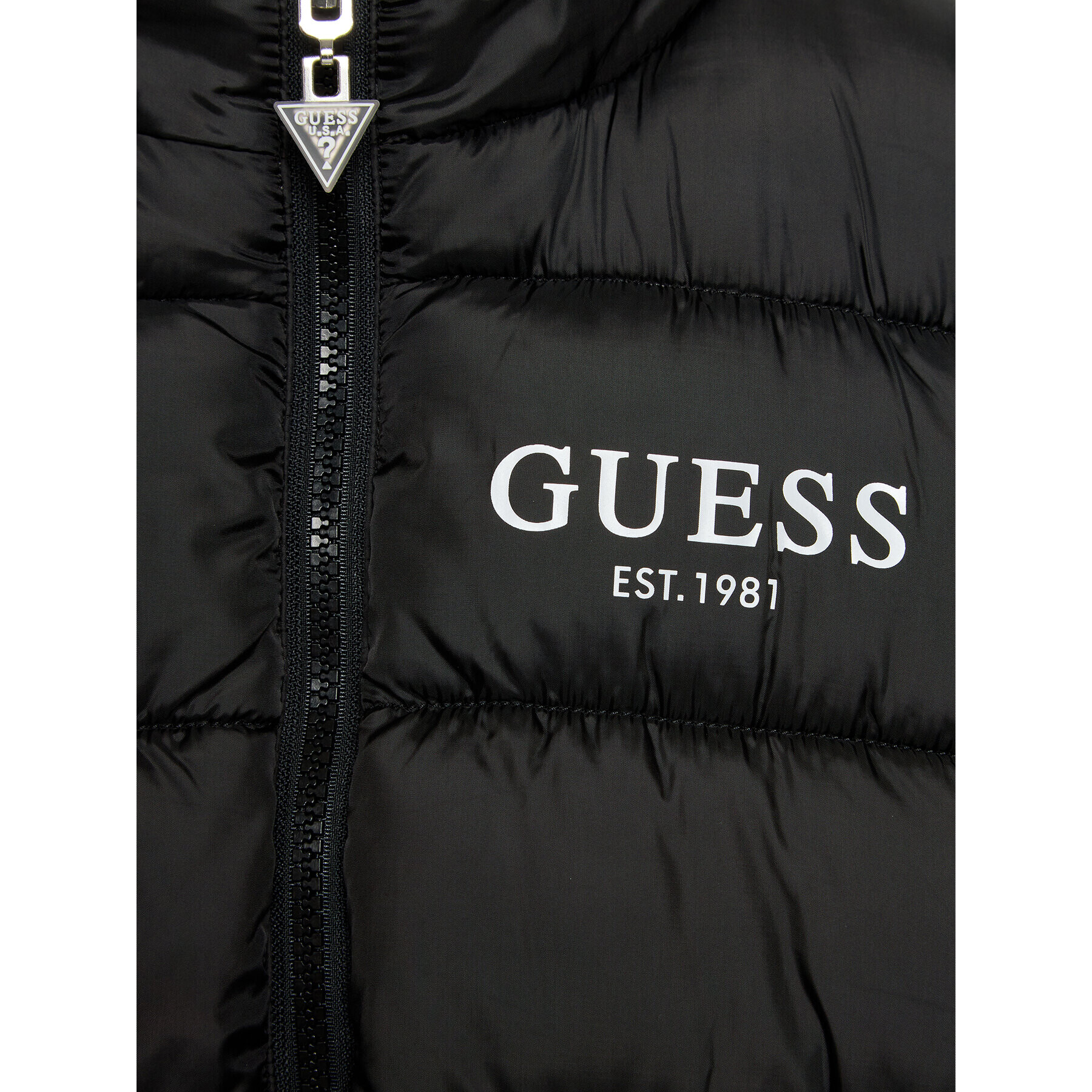 Guess Geacă din puf L3BL12 WF0A0 Negru Regular Fit - Pled.ro