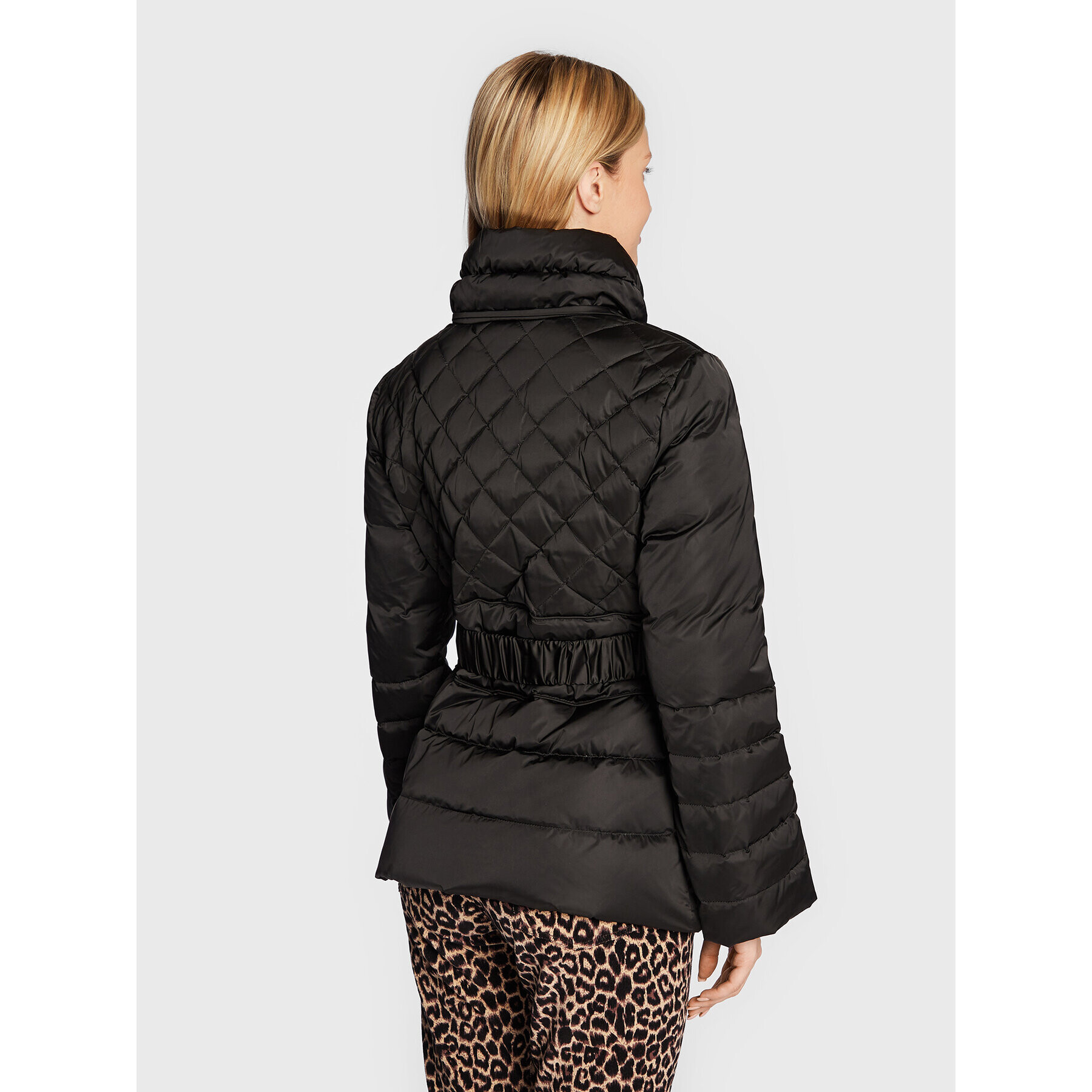 Guess Geacă din puf Laurie W2BL60 WEX52 Negru Regular Fit - Pled.ro