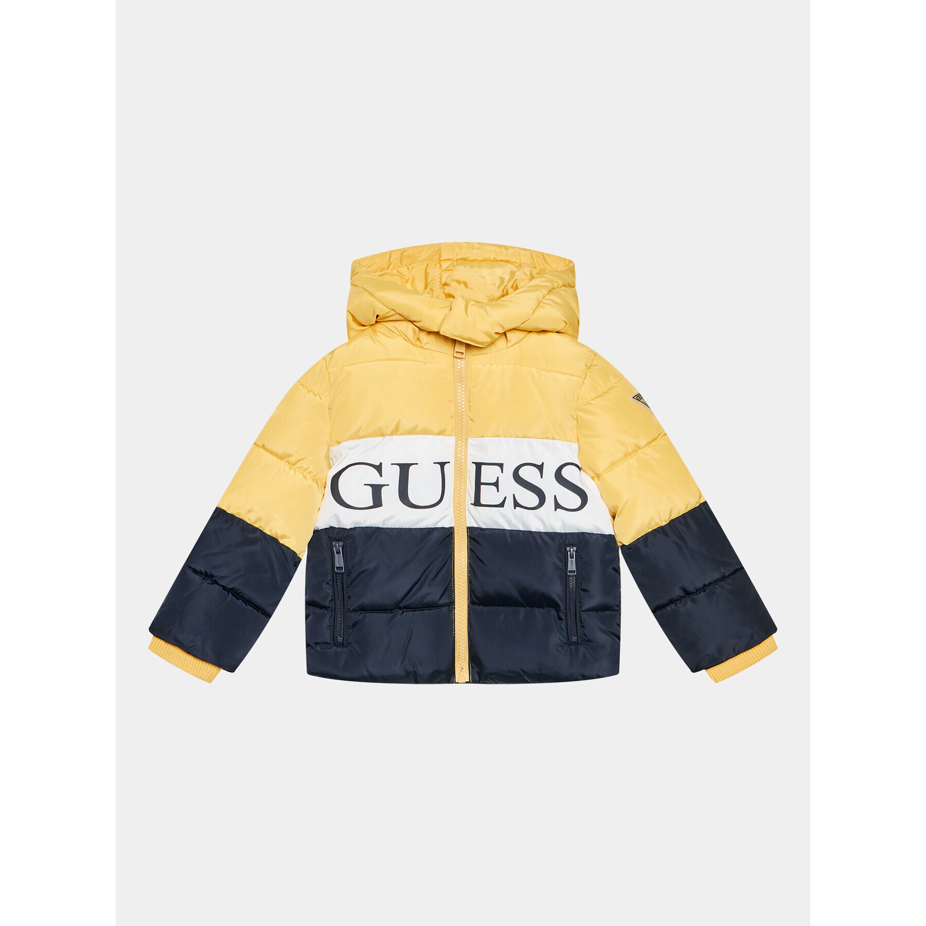 Guess Geacă din puf N3BL02 WB240 Galben Regular Fit - Pled.ro