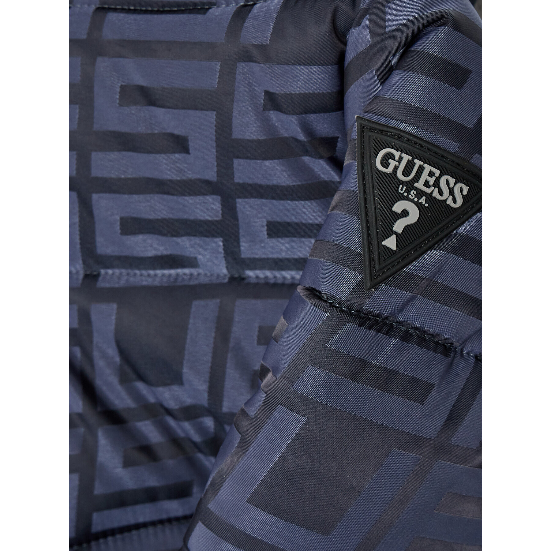 Guess Geacă din puf H2BT07 WEZK0 Bleumarin Regular Fit - Pled.ro