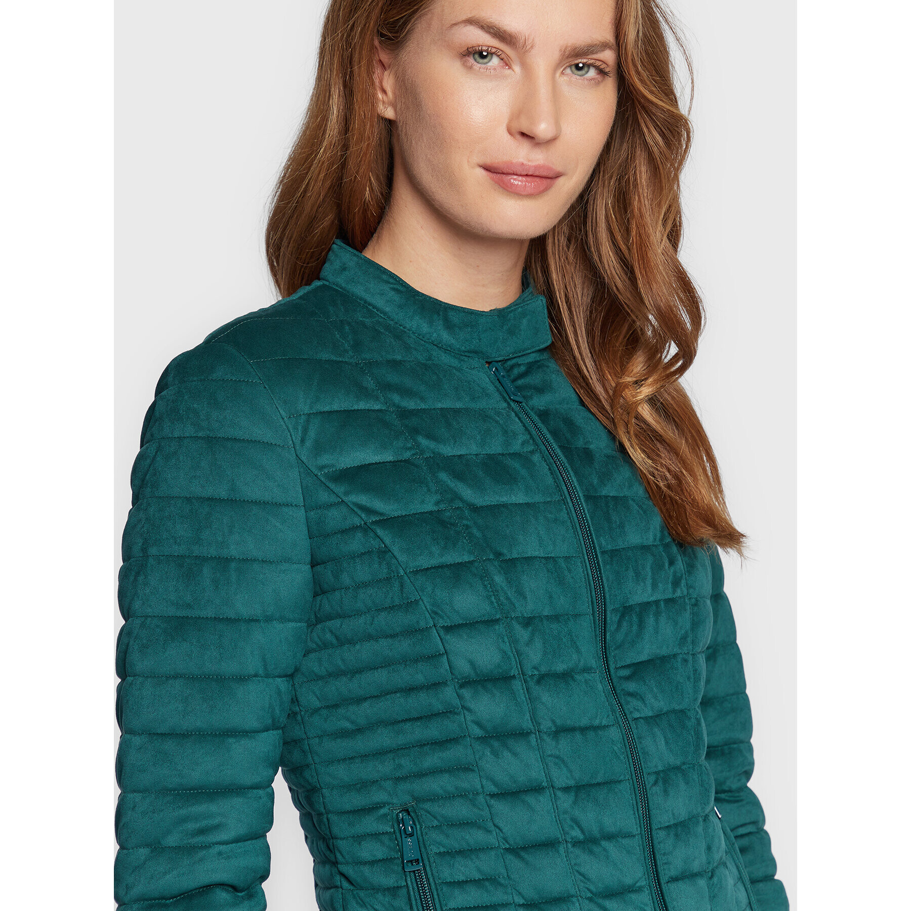 Guess Geacă din puf Vona W2BL63 WEX80 Verde Regular Fit - Pled.ro