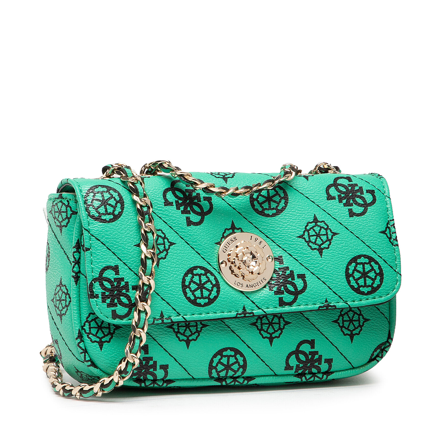 Guess Geantă Always Mini Crosbody Flap HWPG84 25780 Verde - Pled.ro